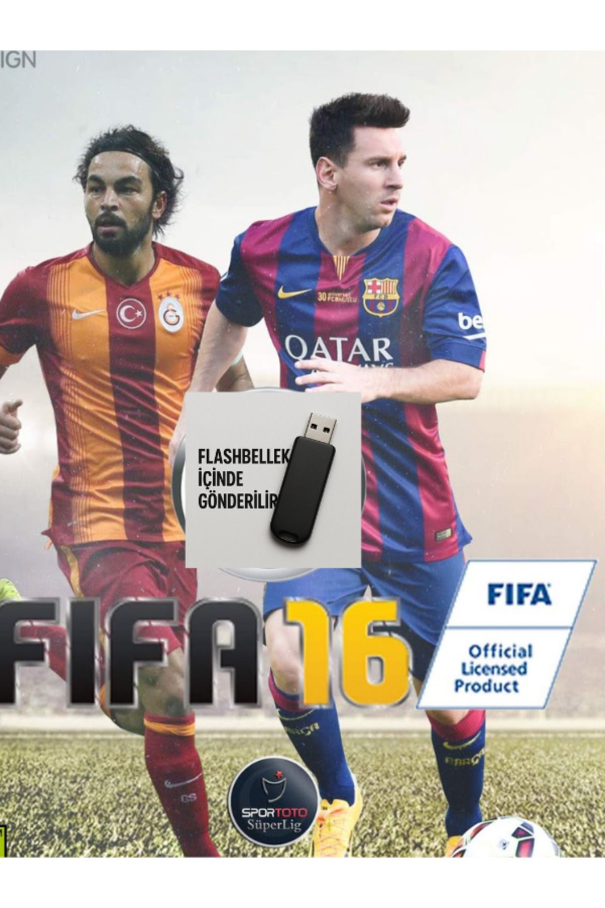 Tigdes 🎮 FIFA 2016 PC Oyunu | Full Türkçe | Kuruluma Hazır Flash Bellek | Windows Uyumlu Futbol Keyfi