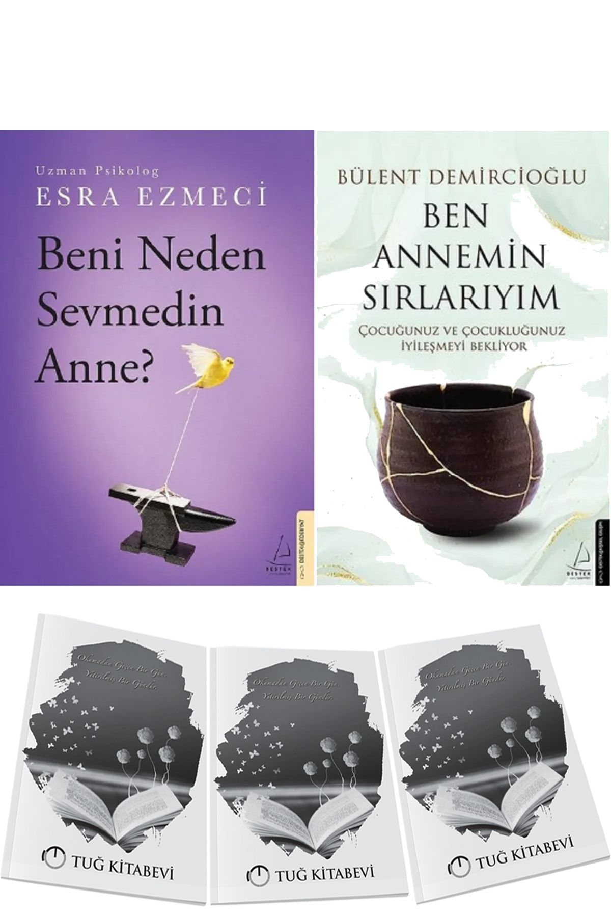 Destek Yayınları Beni Neden Sevmedin Anne? ve Ben Annemin Sırlarıyım Esra Ezmeci & Bülent Demircioğlu