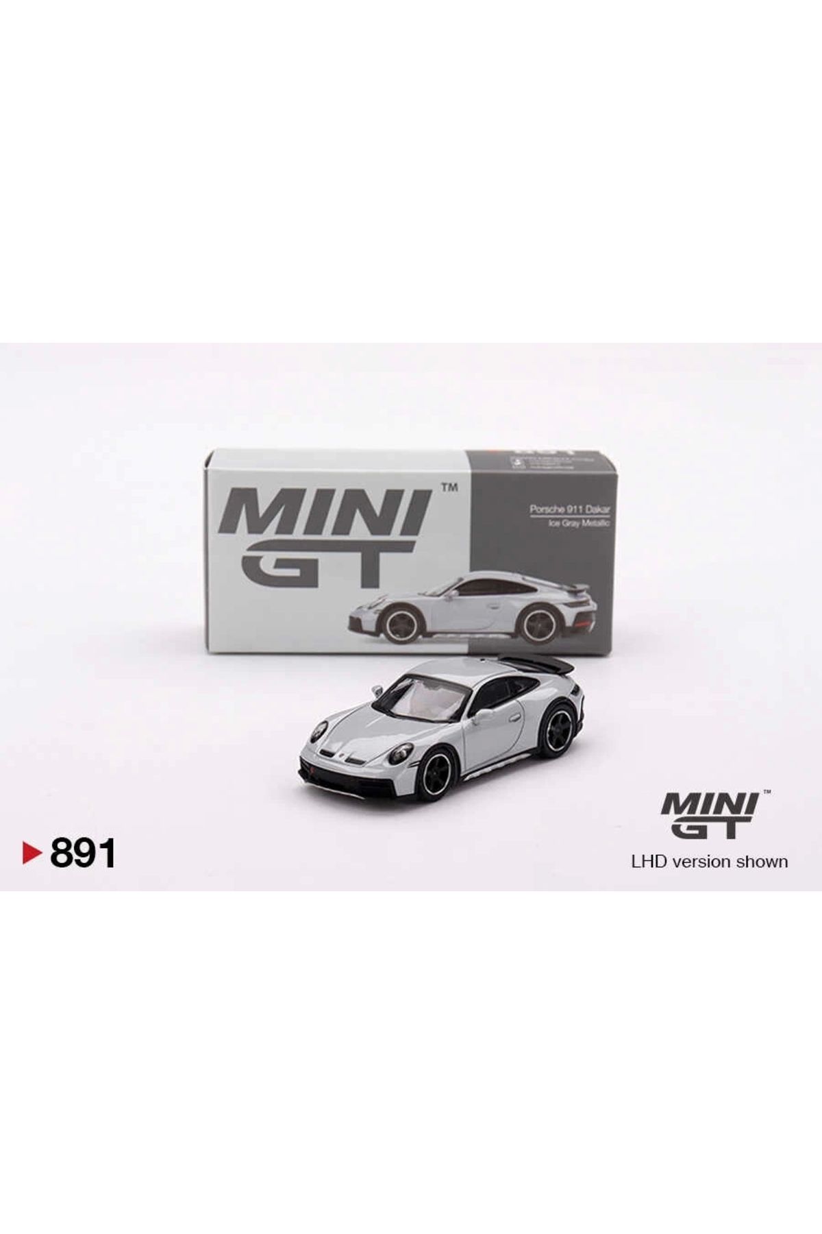 mini gt 1/64 Porsche 911 Dakar Ice Gray Metallic