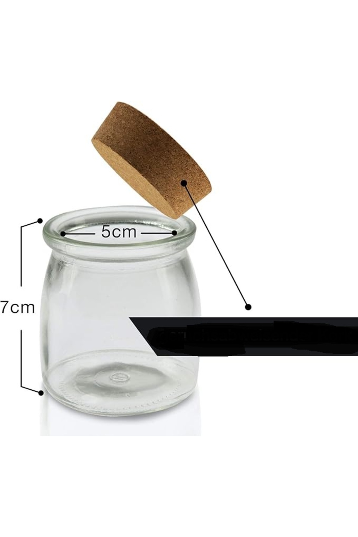 HEYNNA-Set of 12 HEYNNA spice jars with cork stopper, reusable labels and chalk marker 7