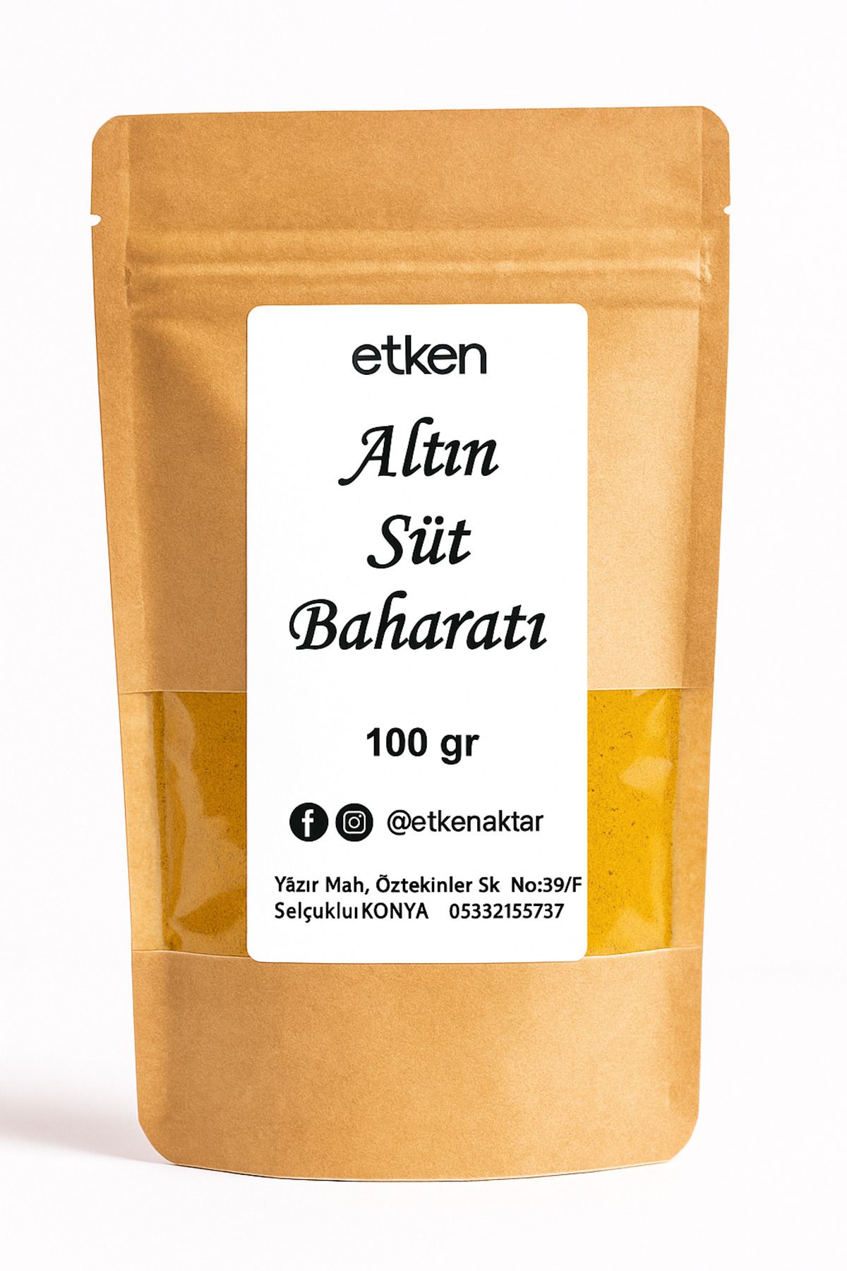 etken Altın Süt Baharatı 100g