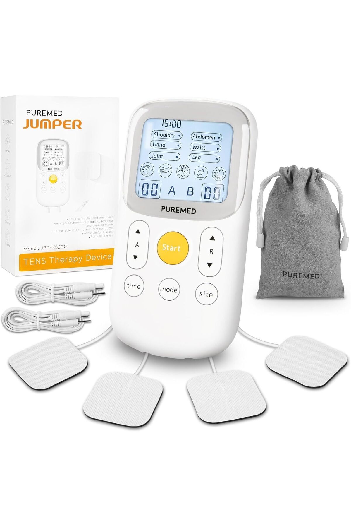 Jumper Çift Kanallı Tens Makinesi Terapi Cihazı