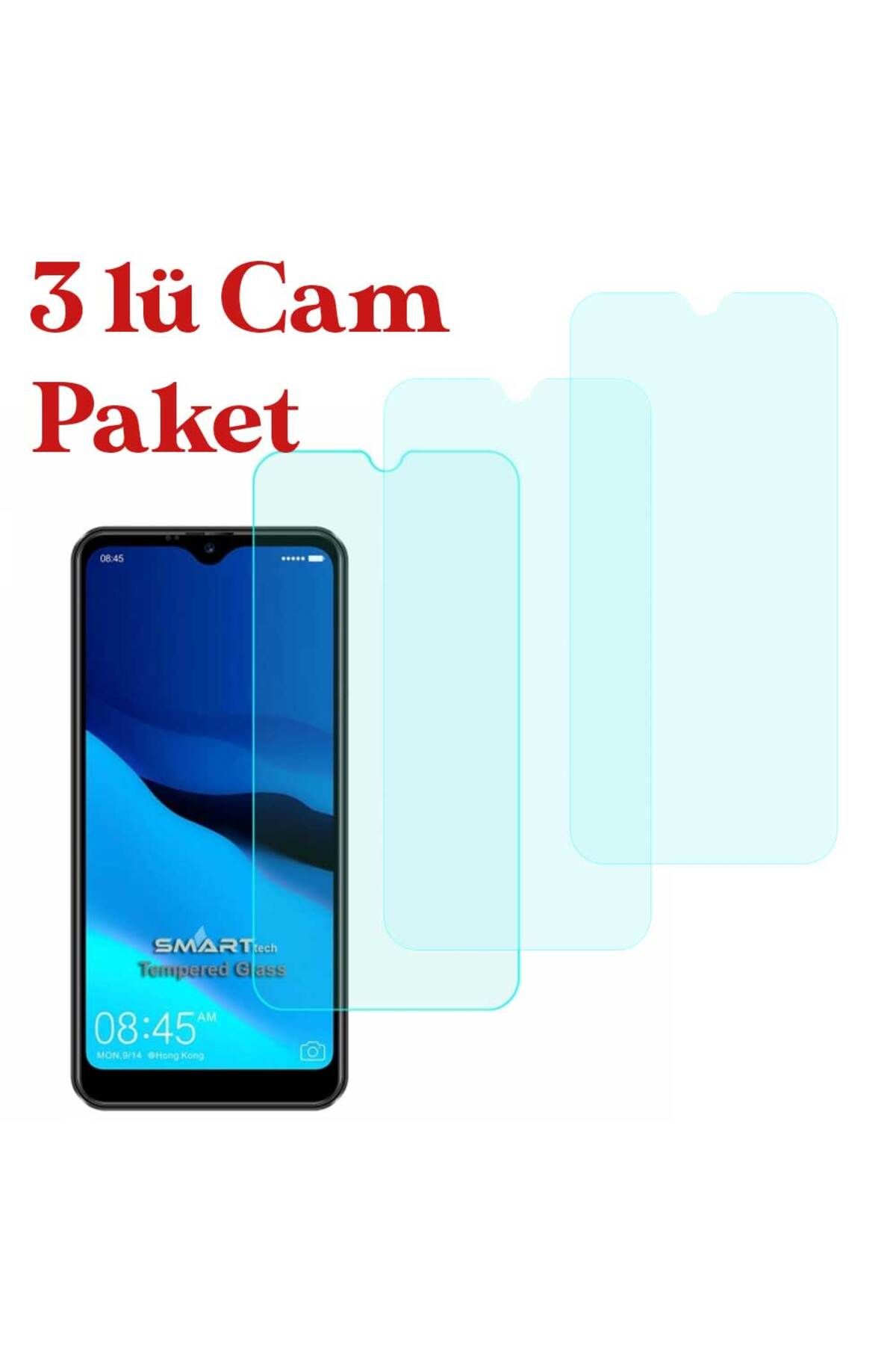 Smart Tech Reeder P13 Blue Temperli Kırılmaz Cam Ekran Koruyucu 3 Lü Set