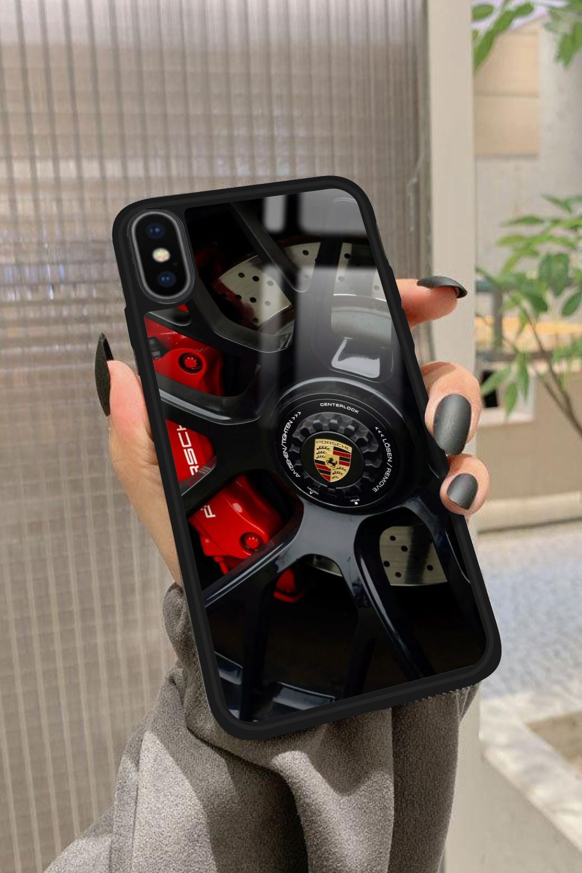 Snacase iPhone Xs Max Uyumlu Araba Tasarımlı Glossy Premium Kılıf