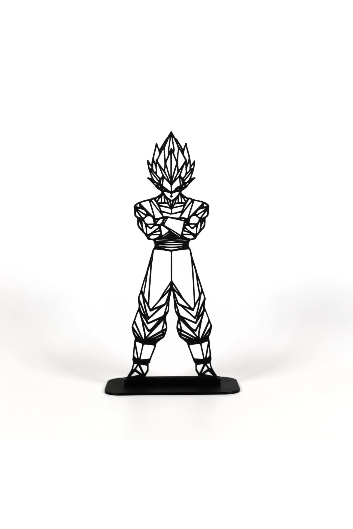 EmAy3d Geometric Çizim Vegeta Masa Üstü Stand Biblo – Şık ve Modern 3D Dekor