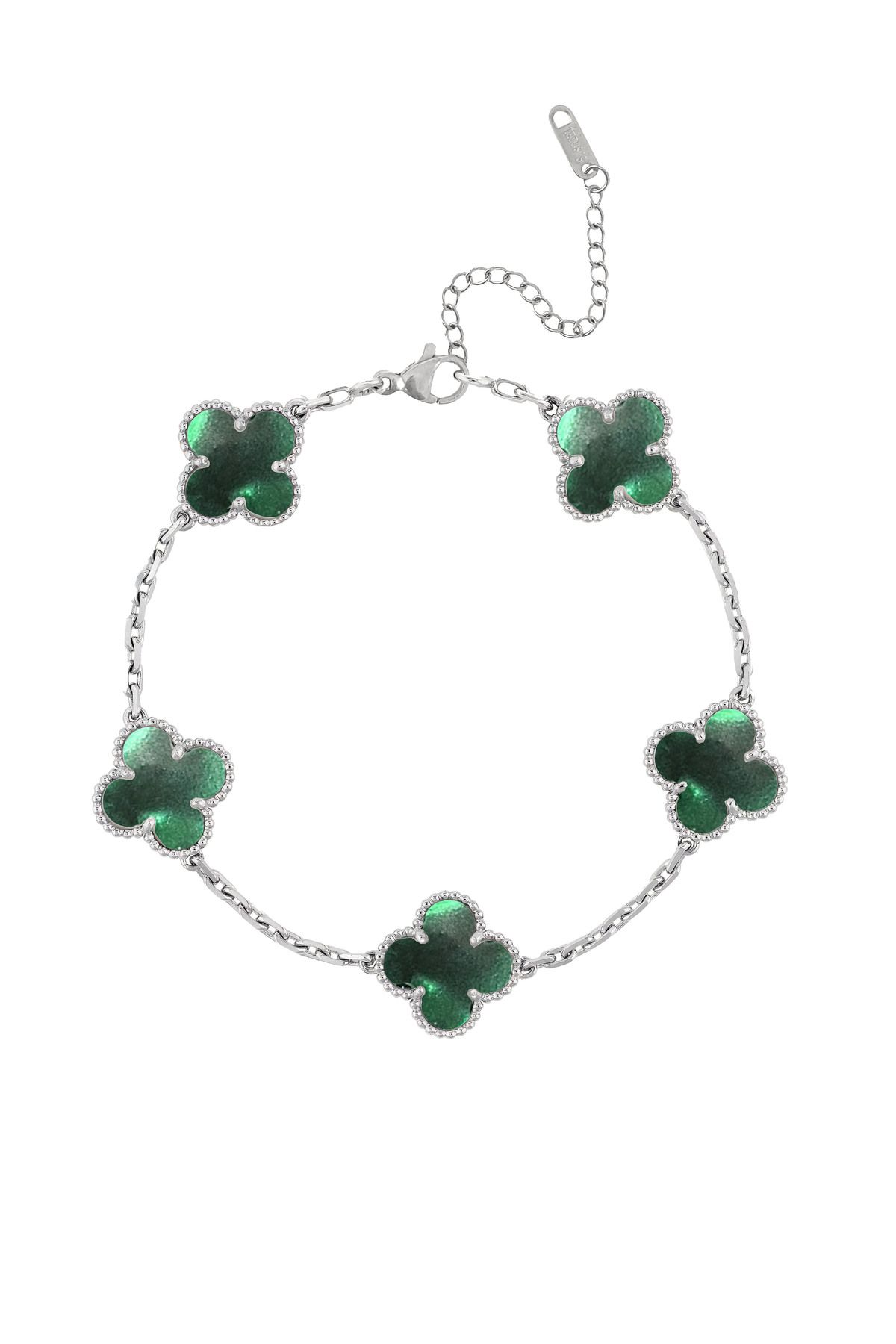 Atelier Duygu 12MM | Green Clover Bileklik