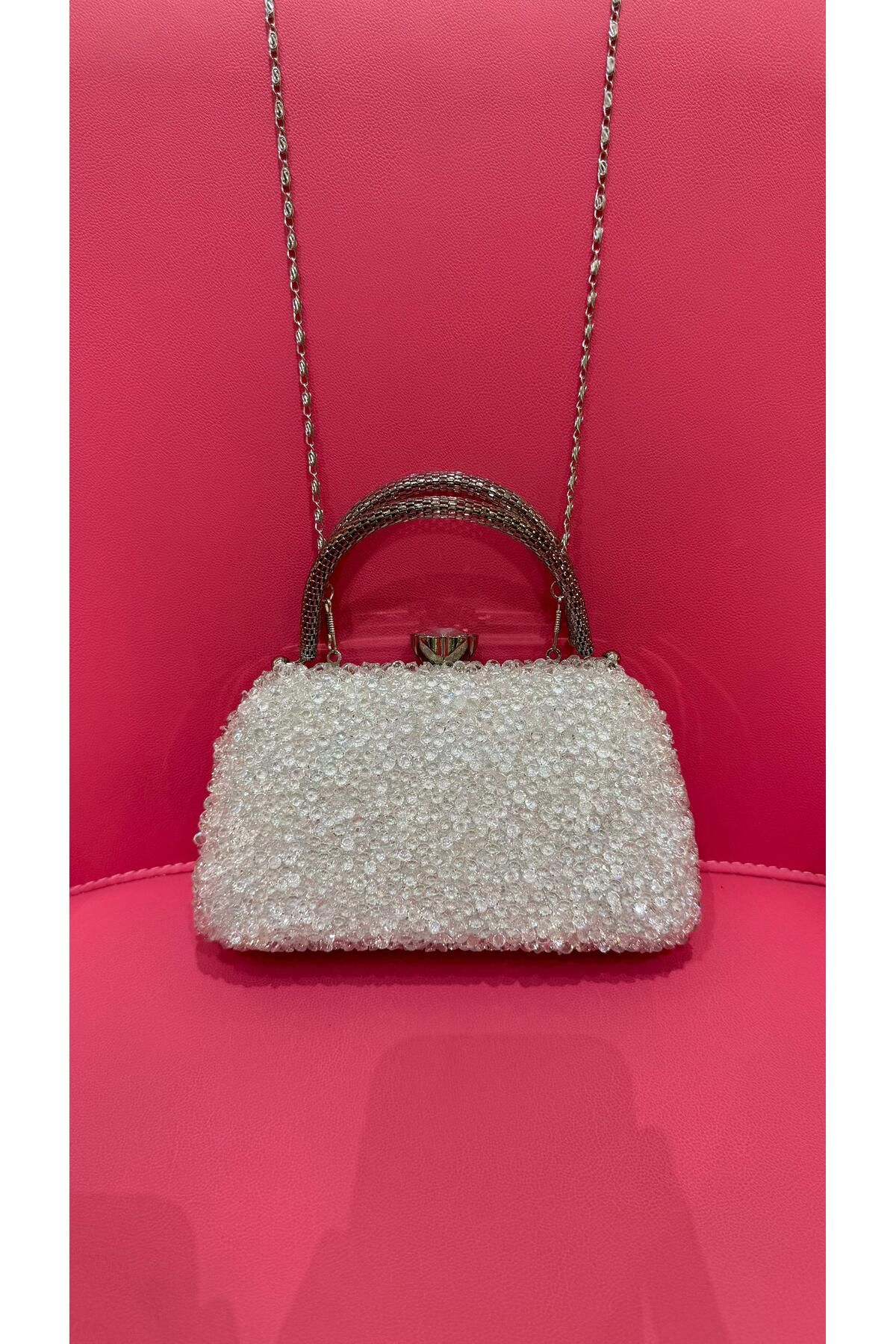 Lussara Shoes&Bags Kadın abiye taşlı çanta