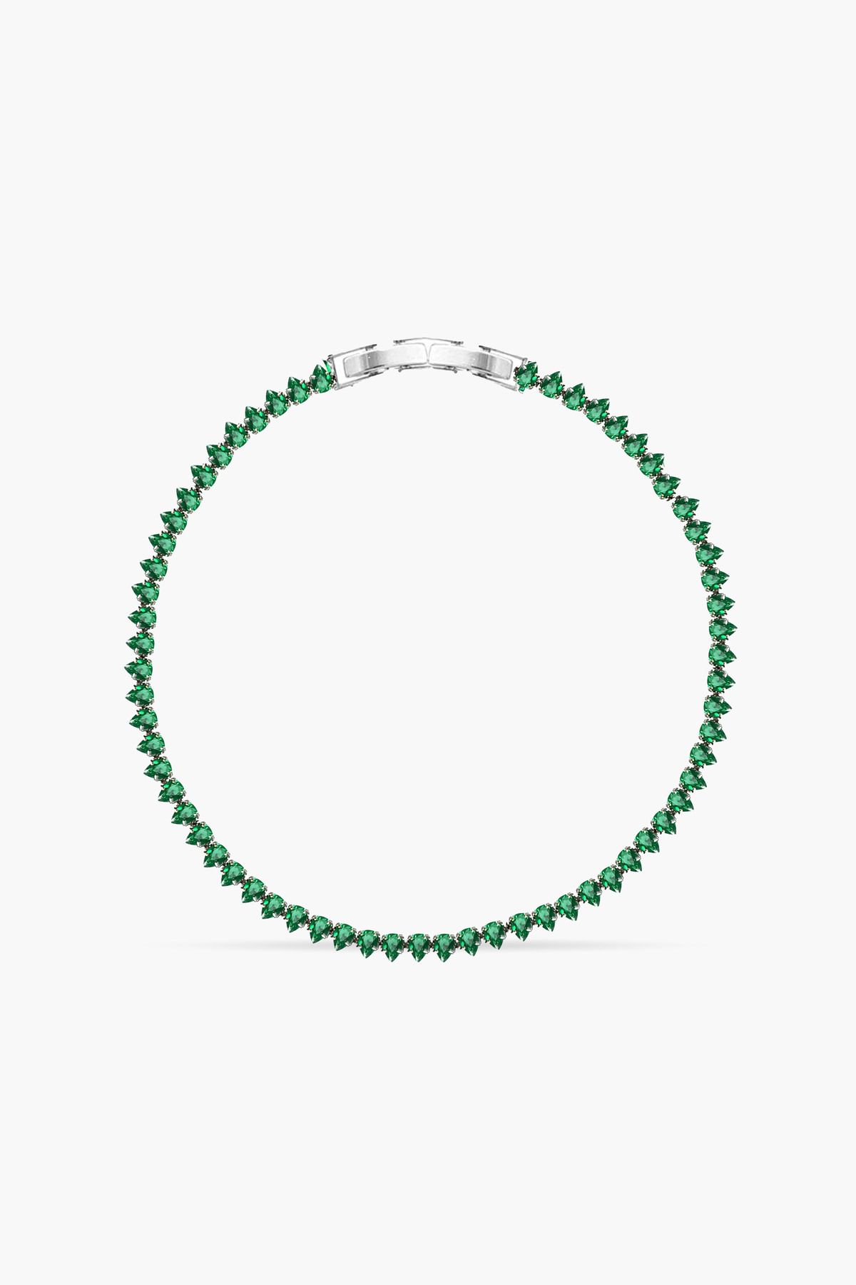 Atelier Duygu 3MM | Green Drop Cut Bileklik