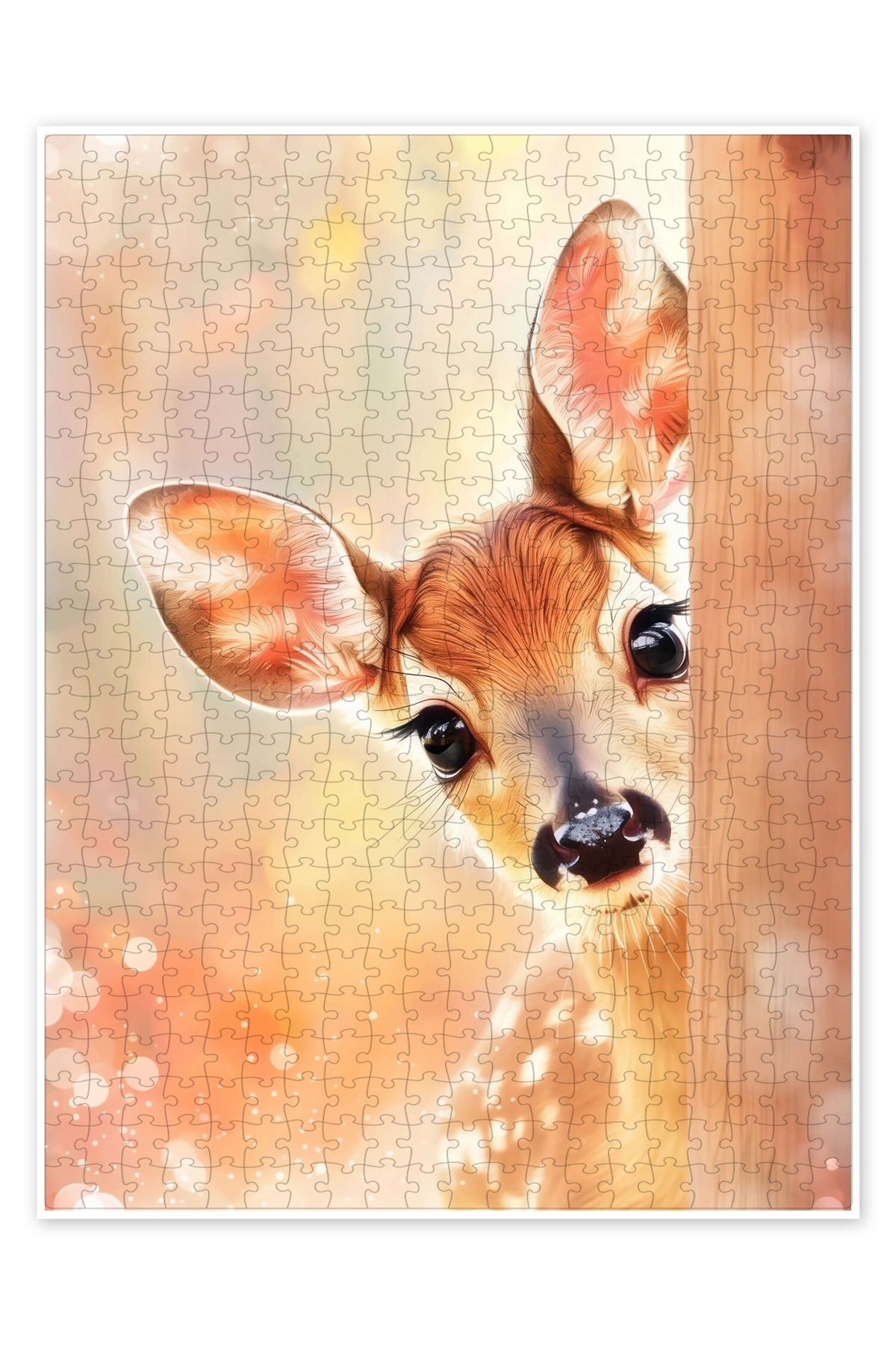 Jeronkarji Benim, Fawn! 500 Parça Puzzle Yapboz Çocuklar için Neşeli Hayvan Temalı