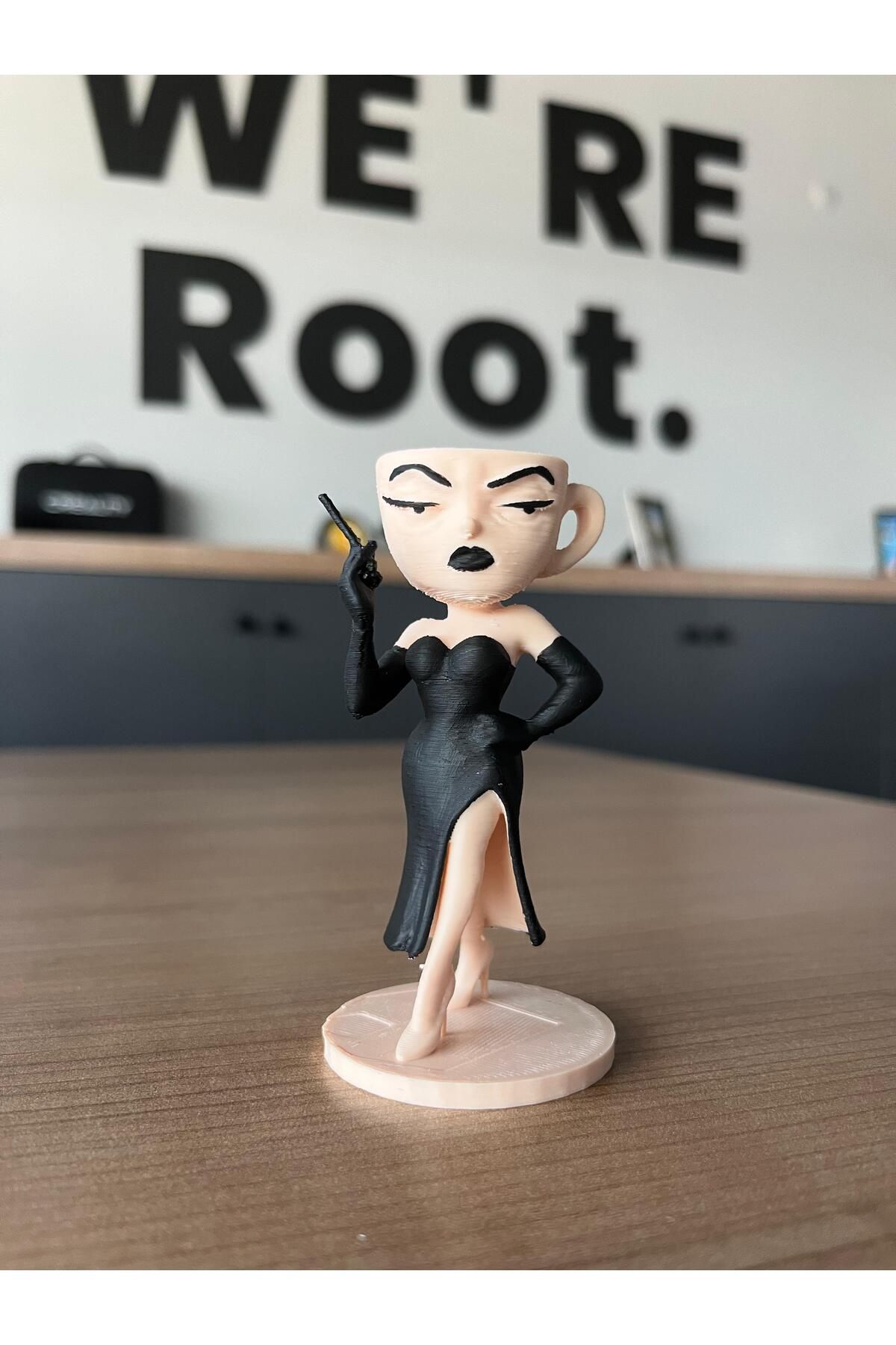 Root Made Espresso Signora Brainrot Figür Tiktok Ai Karakter Anti Ballerina Cappuccino Meme Figür