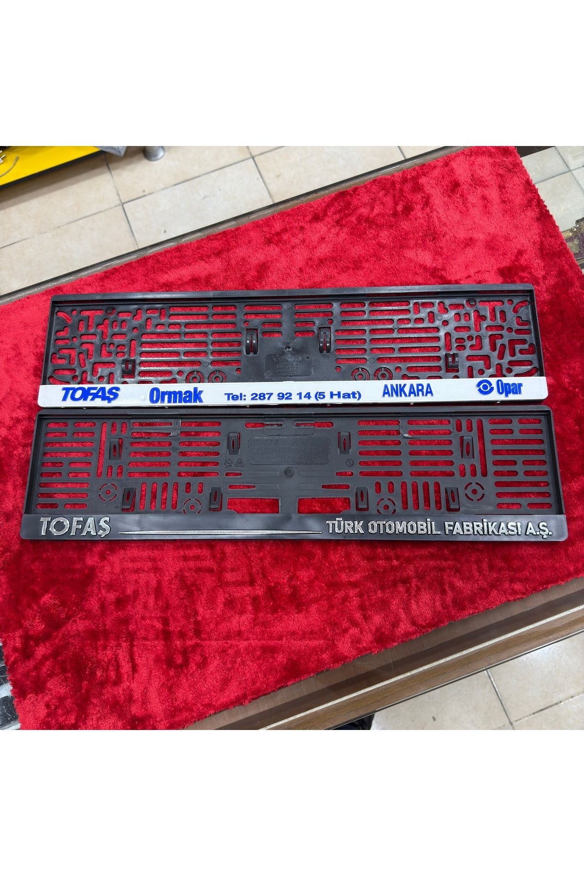 Korkmaz Oto Market & Aksesuar Şahin Doğan Kartal Servis Plakalık 2 Adet