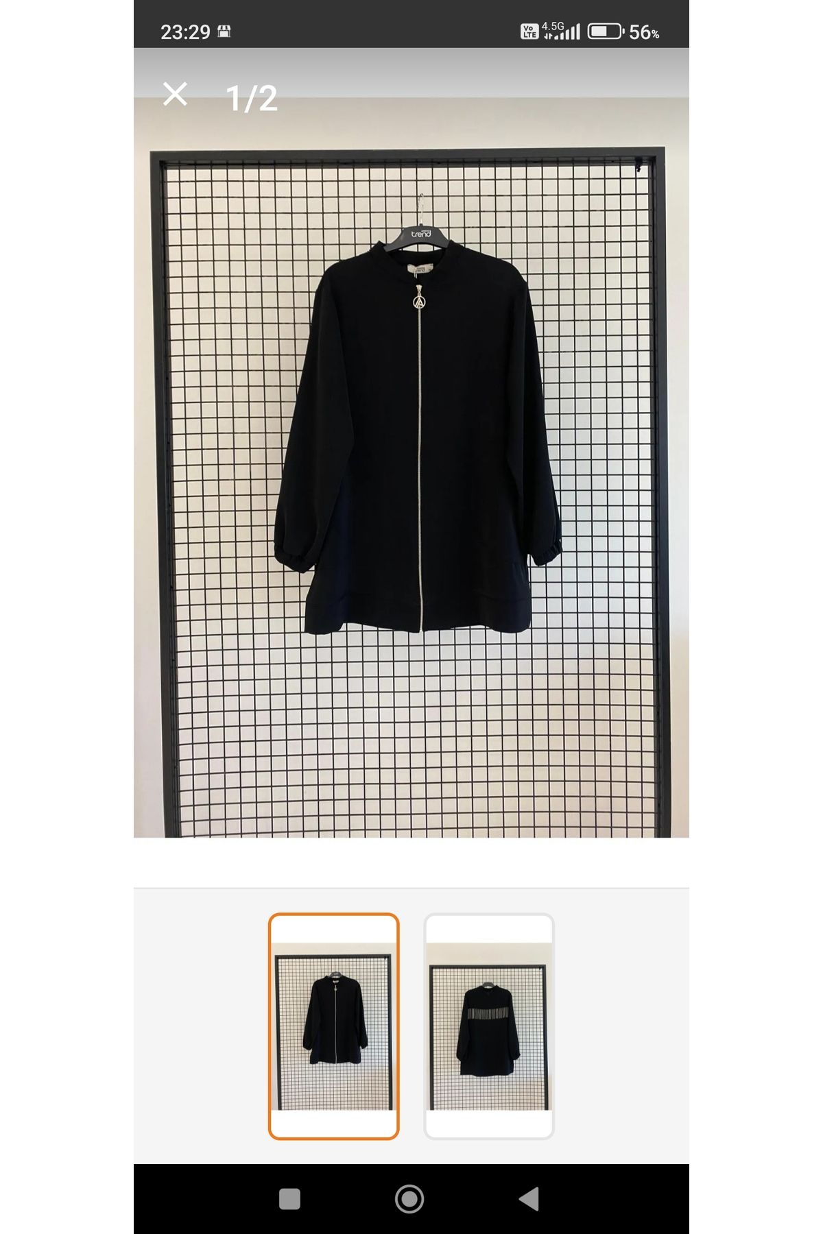Armine ARMİNE TREND YENİ SEZON ARKASI TAŞ DETAYLI ÇEKET 25YT552