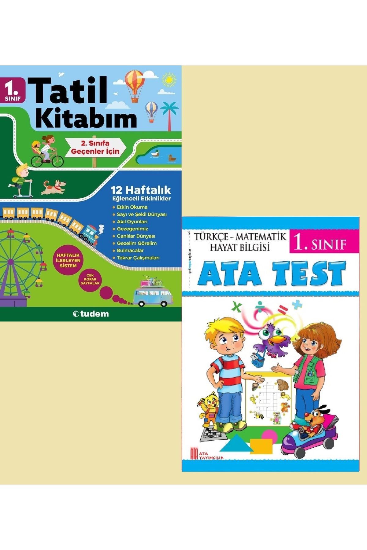 Tudem Yayınları Tudem Yayınları 1 Sınıf Tatil Kitabım 2 ye Geçenler İçin + ATA 1 TEST KİTABI İLAVE