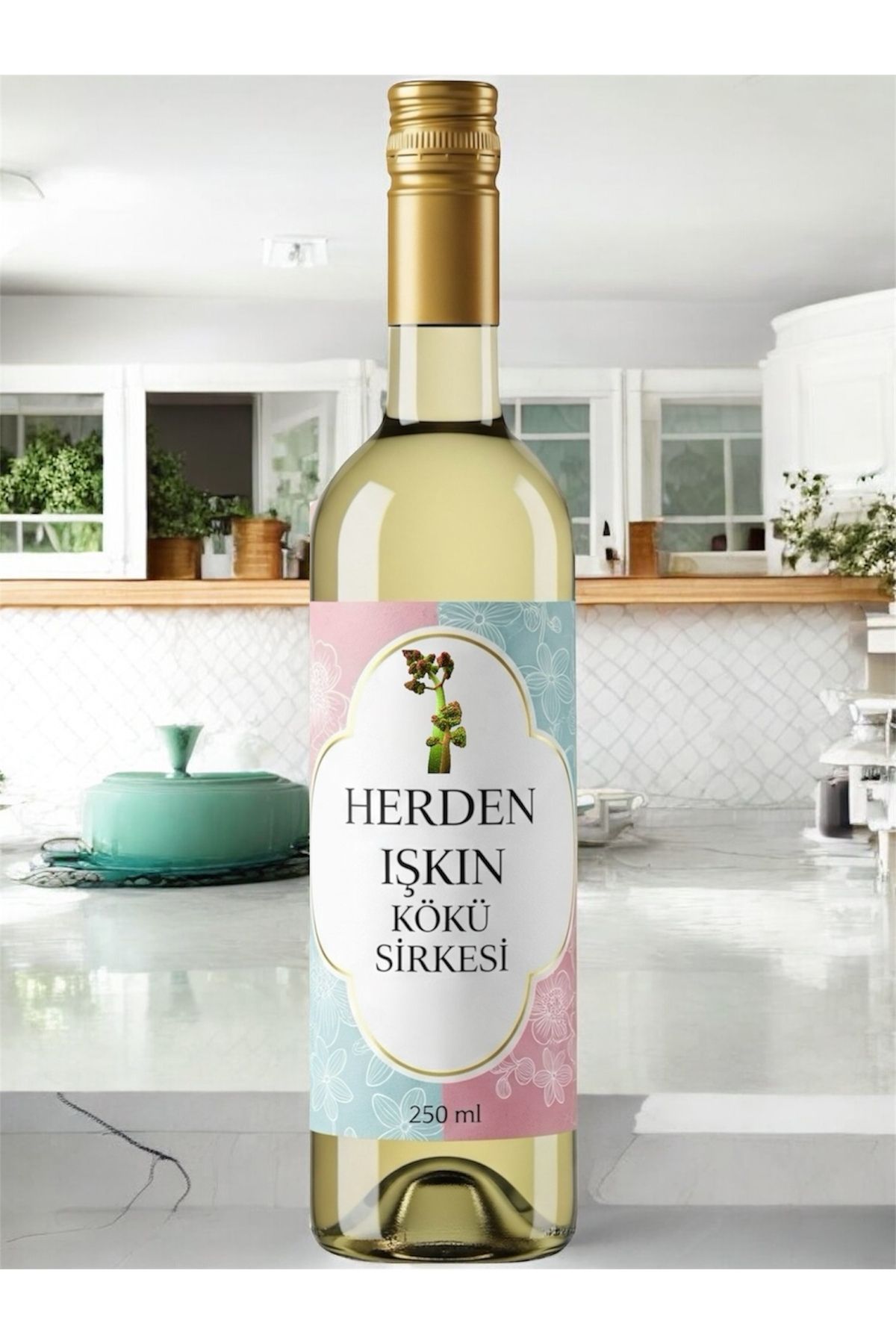 Her den Işkın Kökü Sirkesi Herden Doğal Fermantasyon Rheum Ribes Vinegar