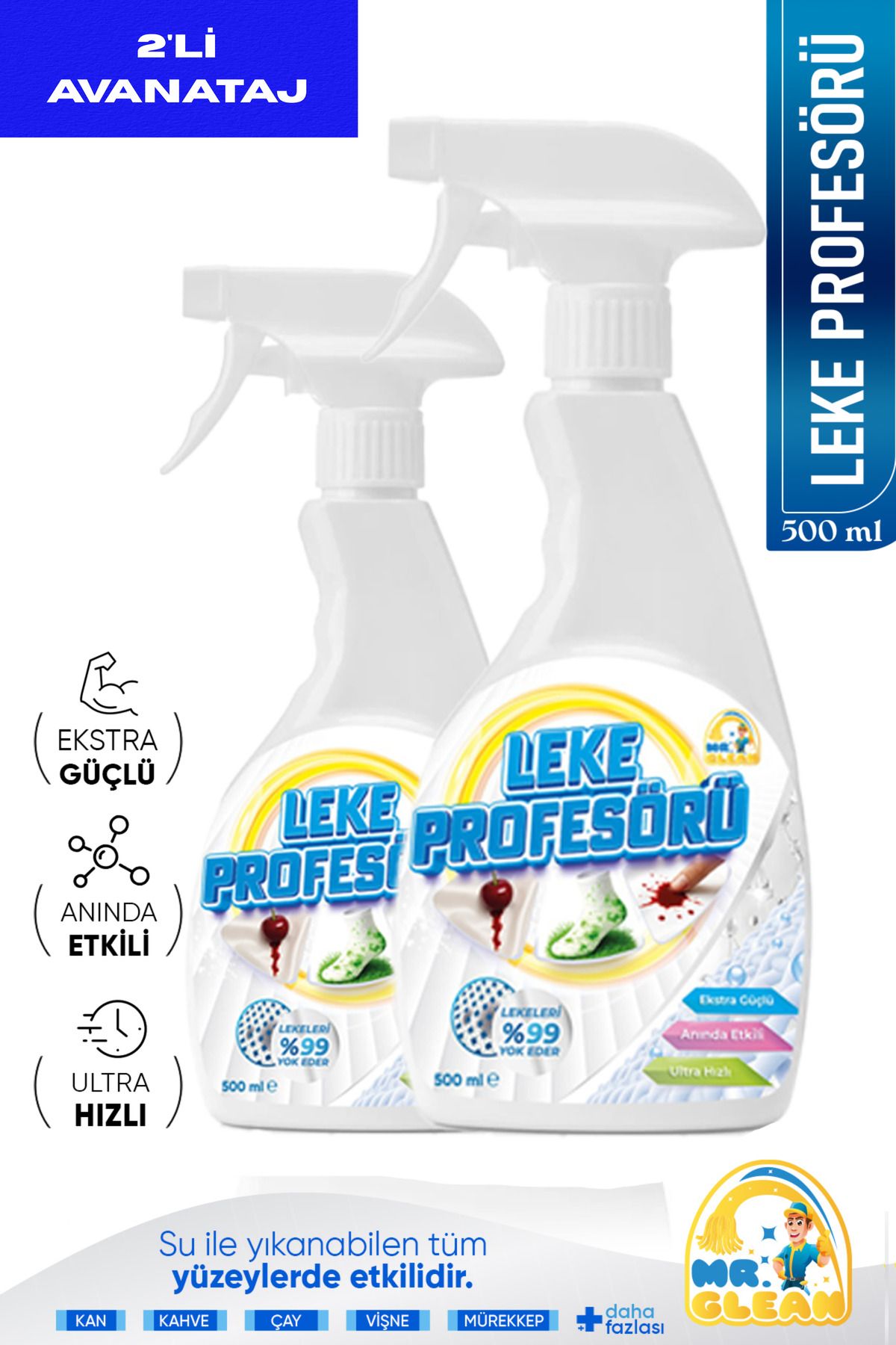 Store 2’li Leke Profesörü Çok Amaçlı Ultra Güçlü Leke Çıkarıcı 500 ml