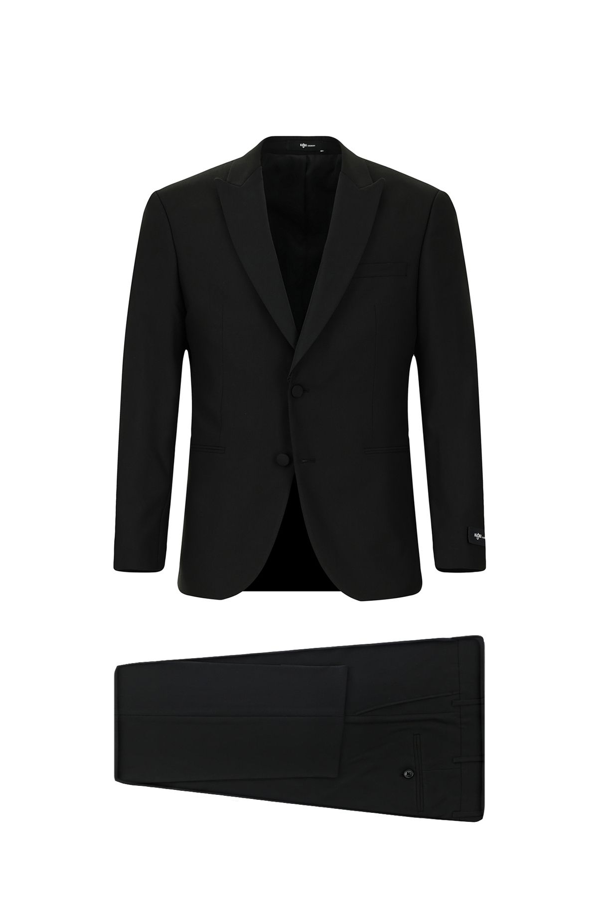 Kiğılı Slim Fit Dar Kesim Kırlangıç Yaka Smokin & Damatlık