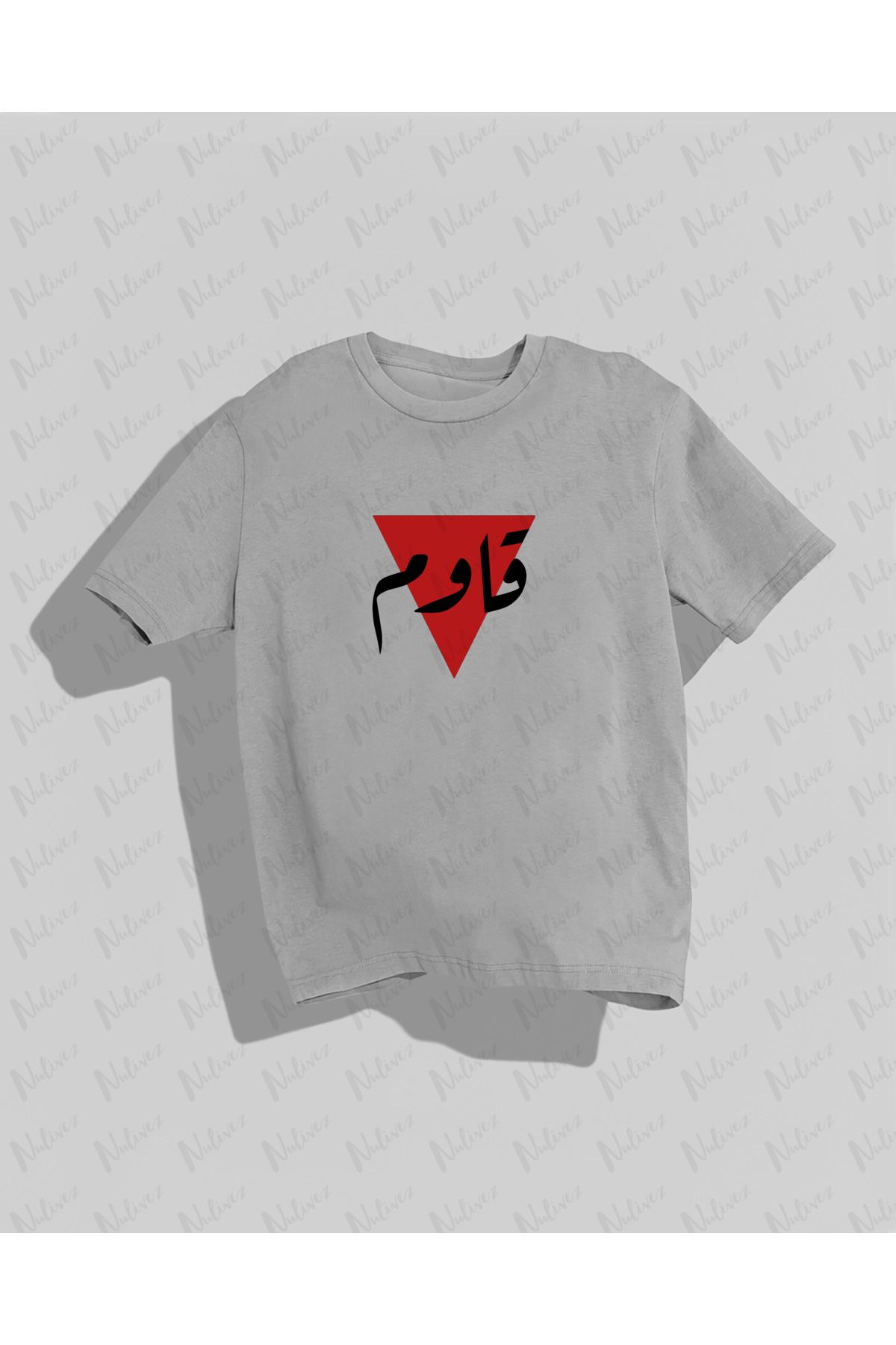 Nulivez Filistin Tasarımı Baskılı Yüksek Kalite Kompakt Unisex Oversize T-Shirt