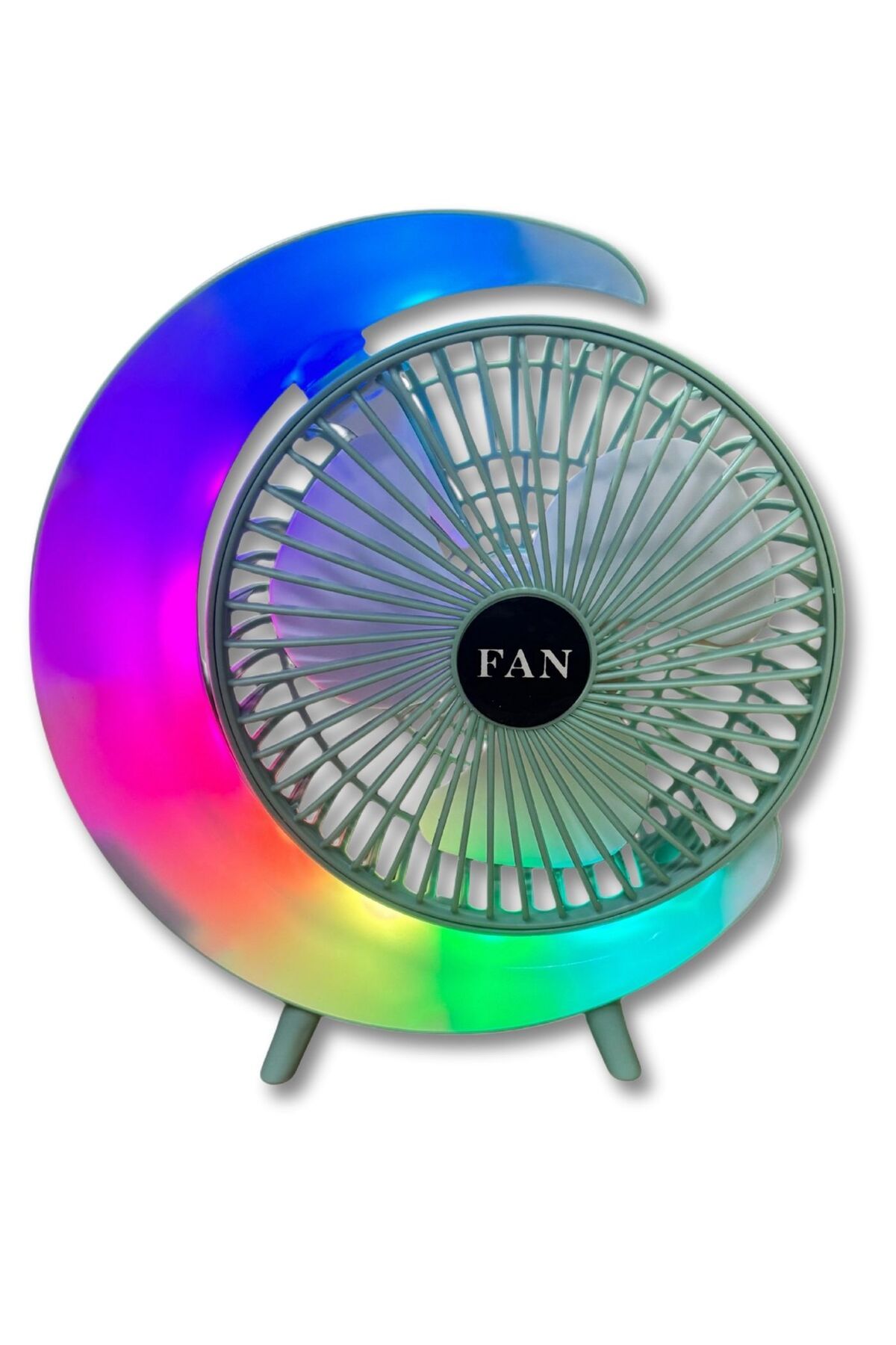 Wexta S24 Taşınabilir Masaüstü Yeşil Usb Fan