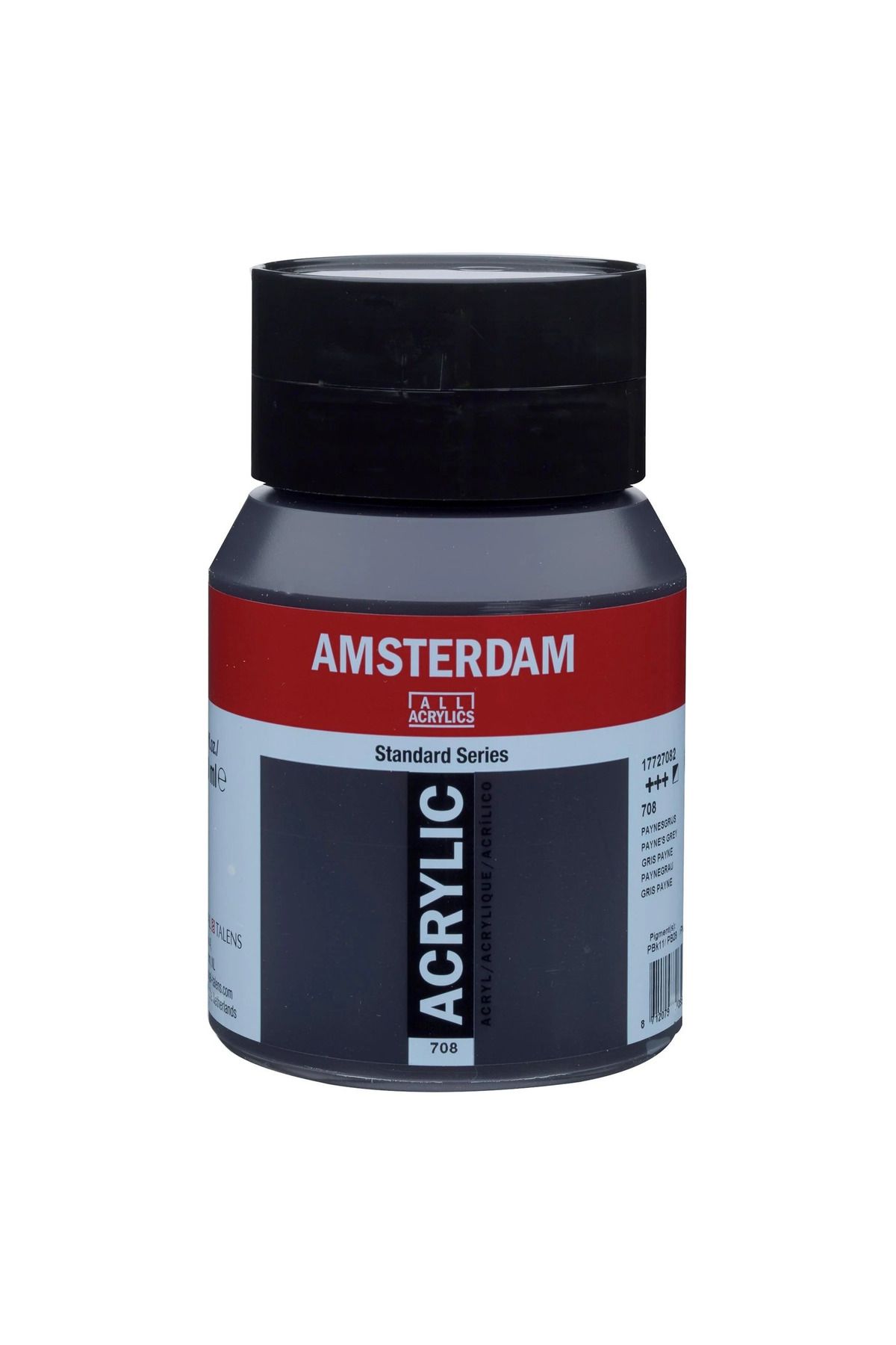 Talens Amsterdam Akrilik Boya Standart Series 500ml 708 Paynes Grey