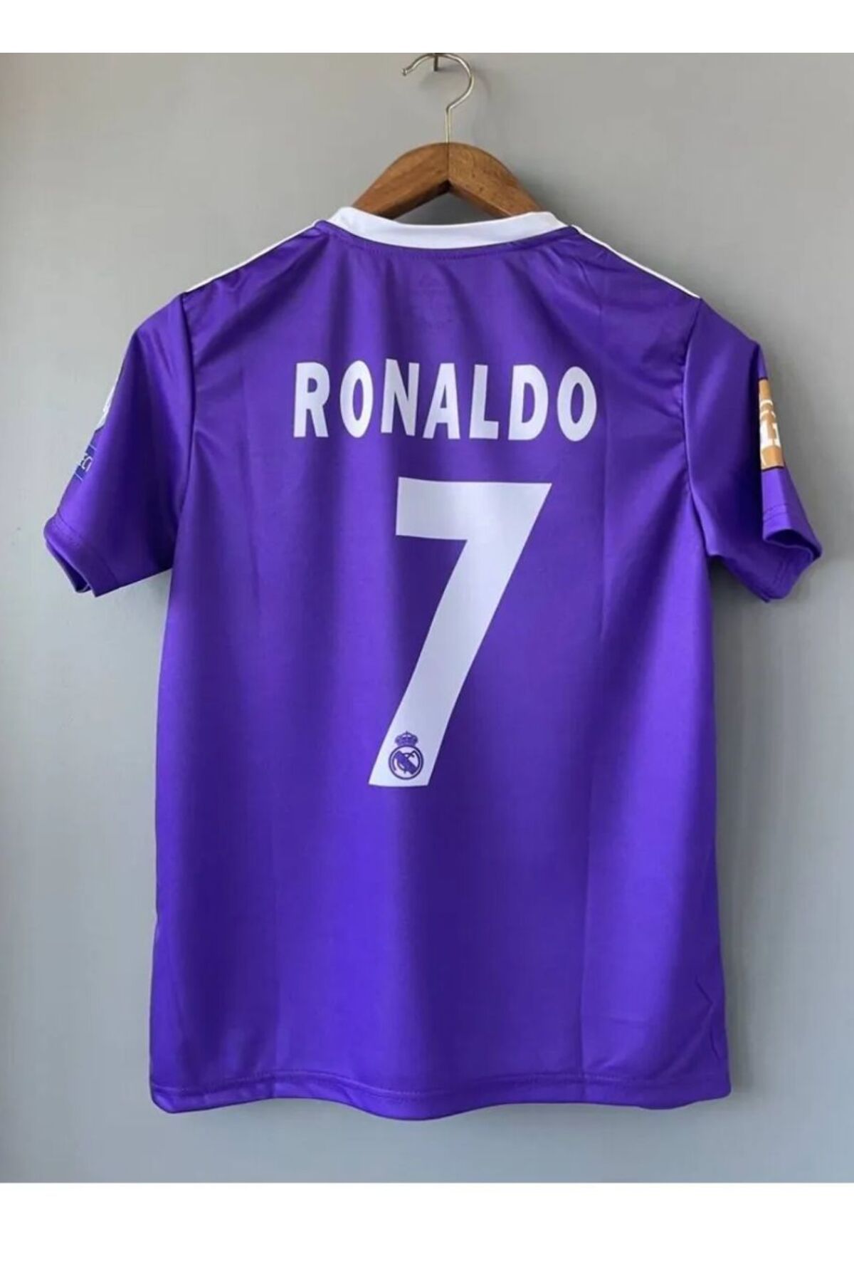 Flextreme REAL MADRİD //Cristiano-Ronaldo 2016/17 Sezonu-Mor Renk Kısa Kollu Yetişkin Formasi