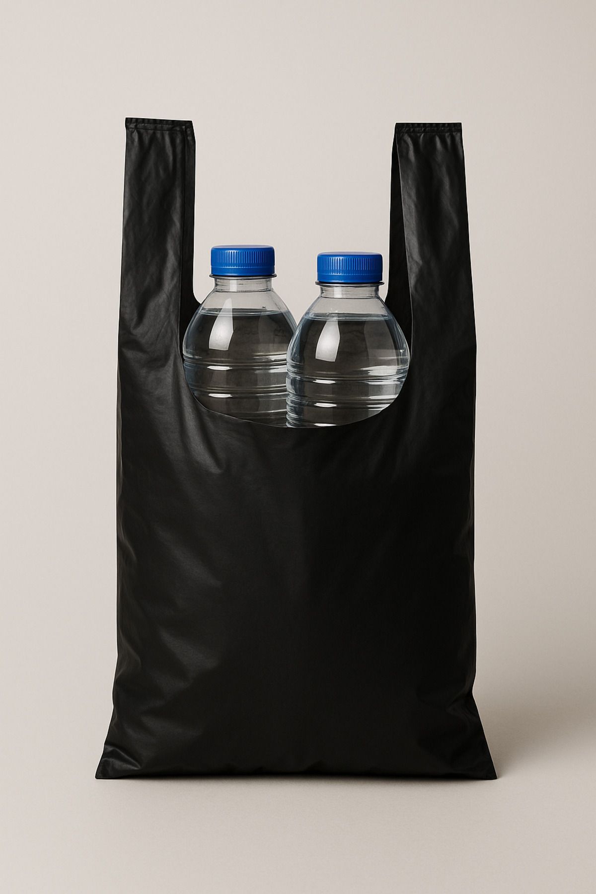 Özkan Ambalaj Temizlik 20x35 Cm Siyah Mini Boy Atlet Kulplu Poşet 1 Kilogram ( Market Manav Bakkal Poşeti )