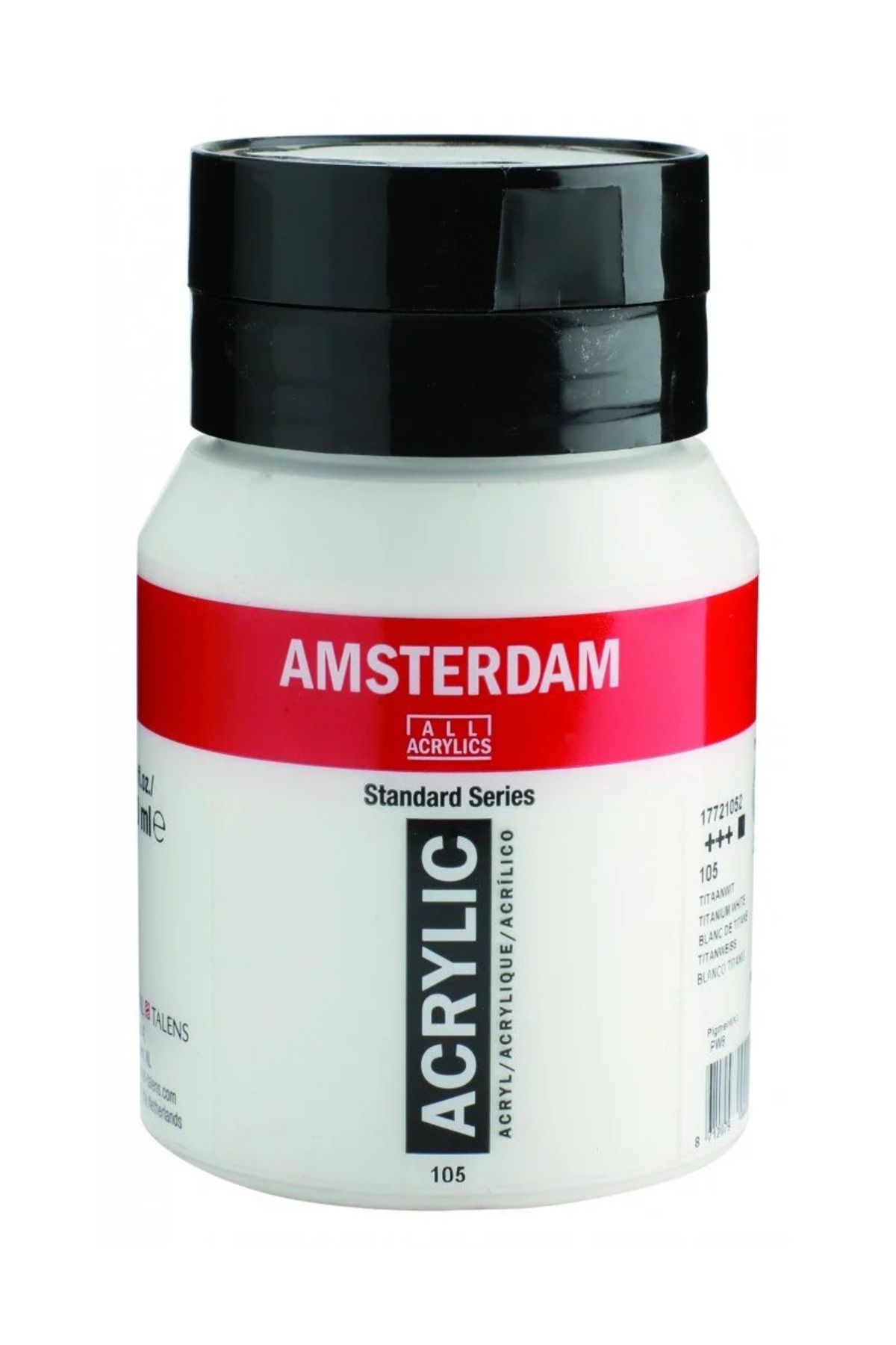 Talens Amsterdam Akrilik Boya Standart Series 500ml 105 Titanium White