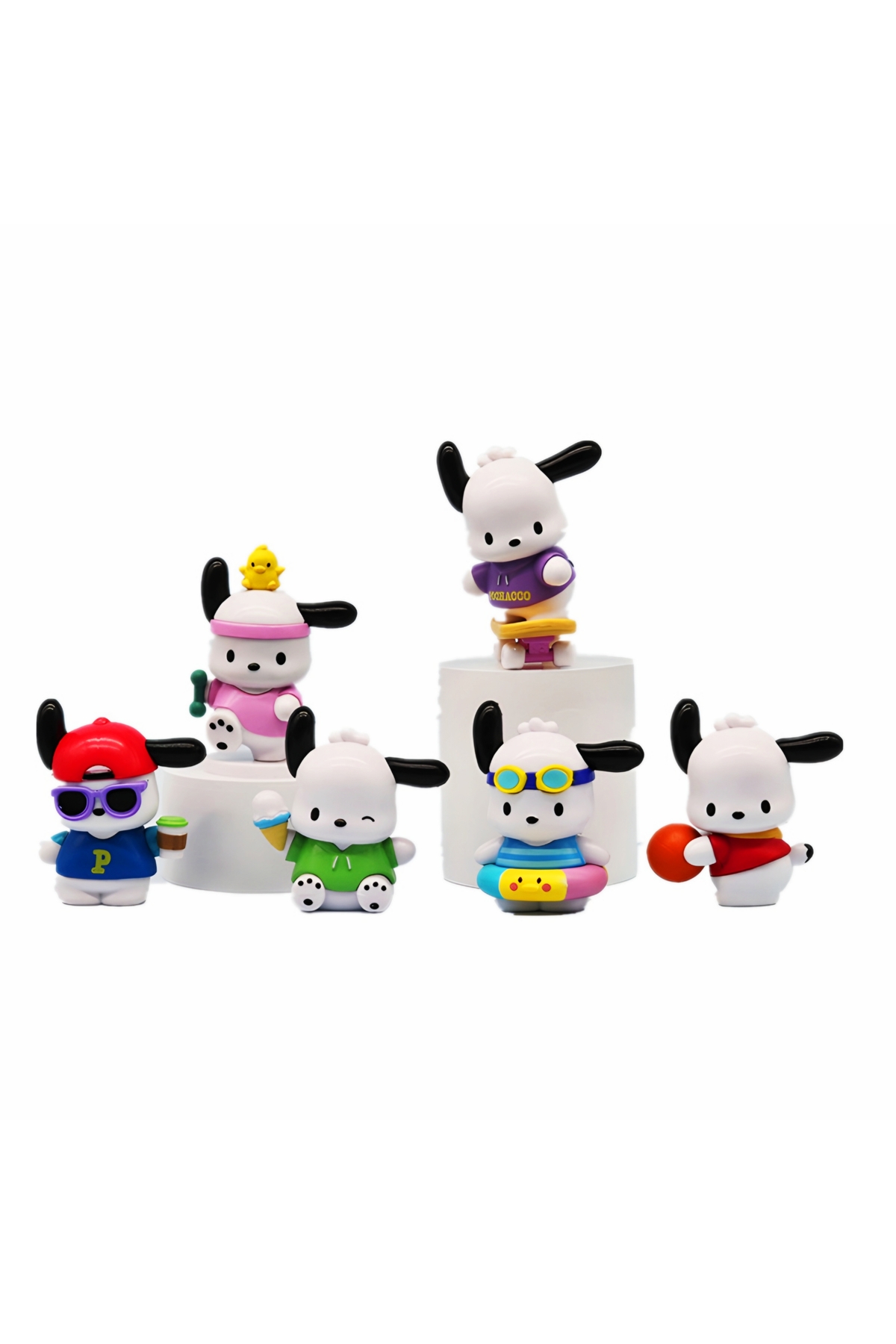 レア sanrio サンリオ EIKOH エイコー Pochacco 希少 Kawaii Hello Kitty Pochacco Sürpriz Koleksiyonluk Sevimli Figür