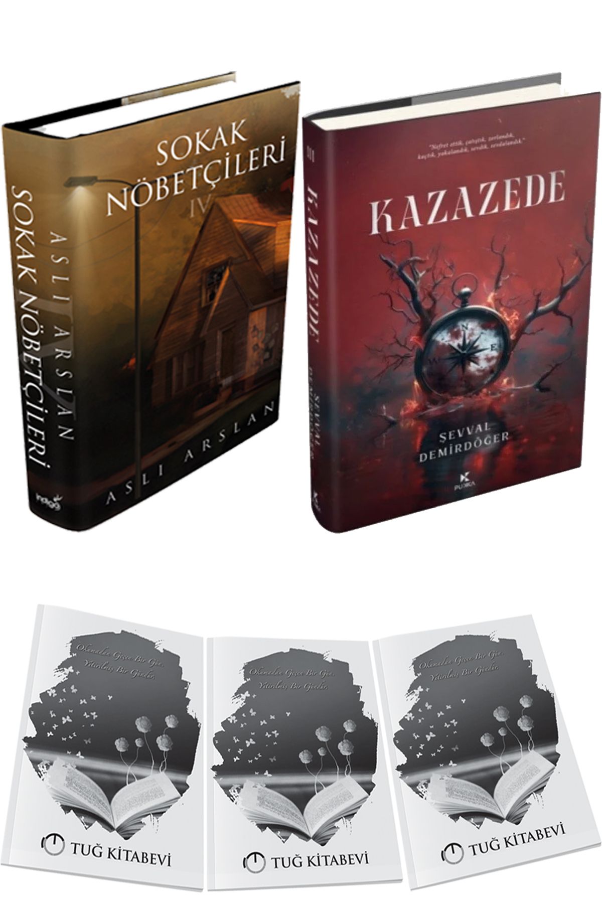 İndigo Kitap Sokak Nöbetçileri 4 Ciltli ve Kazazede 3 Ciltli + Hediyeli