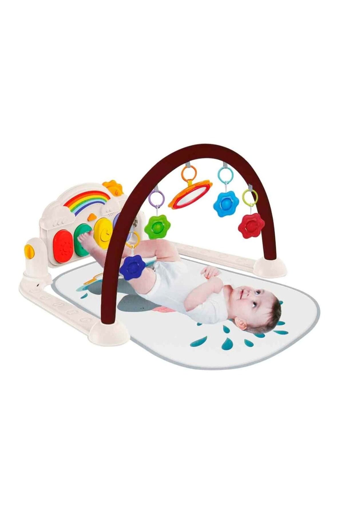FELİTE 3in1 Piyanolu Gökkuşağı Oyun Halısı
