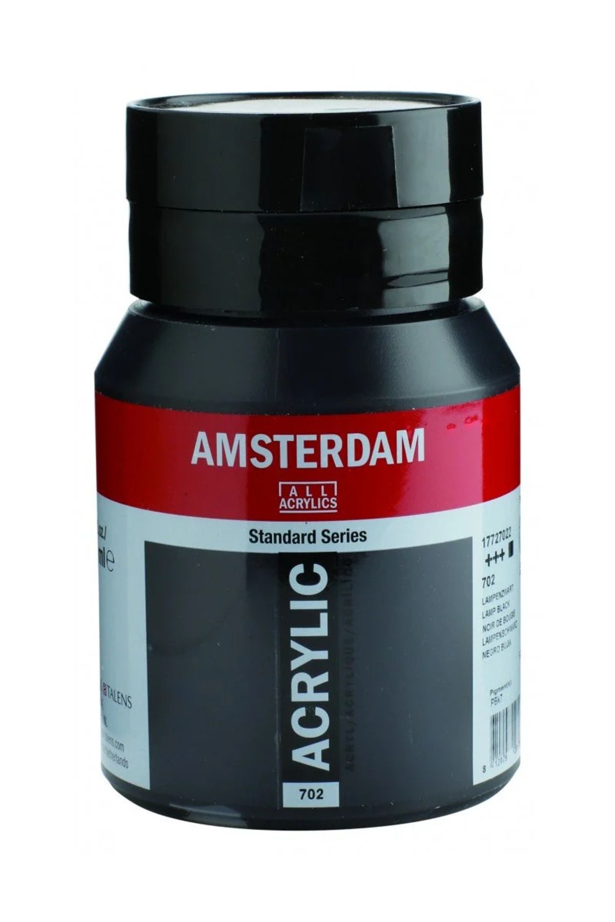 Talens Amsterdam Akrilik Boya Standart Series 500ml 702 Lamp Black