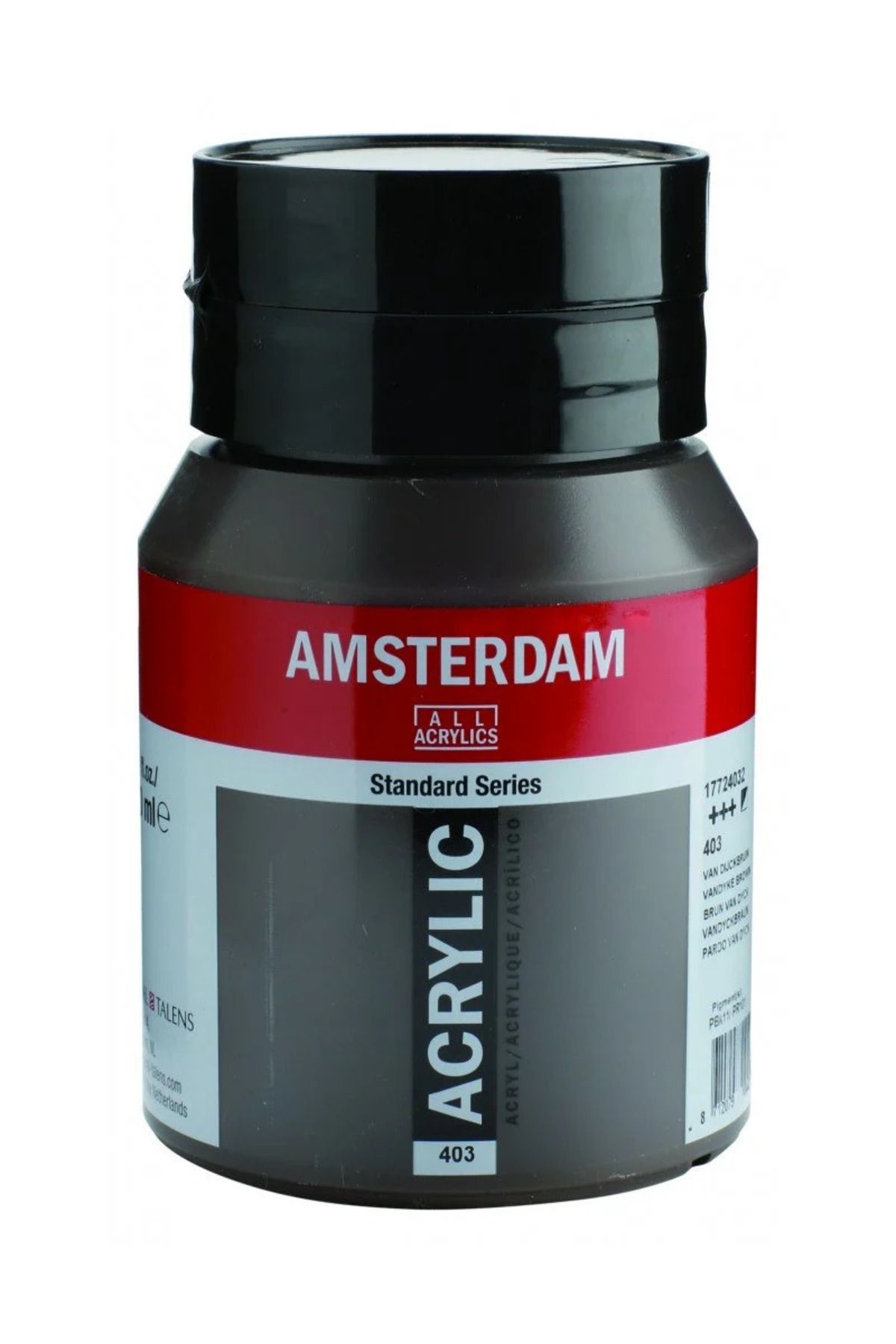 Talens Amsterdam Akrilik Boya Standart Series 500ml 403 Vandyke Brown