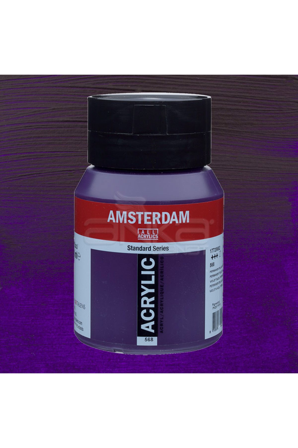 Talens Amsterdam Akrilik Boya Standart Series 500ml 568 Perm. Blue Violet