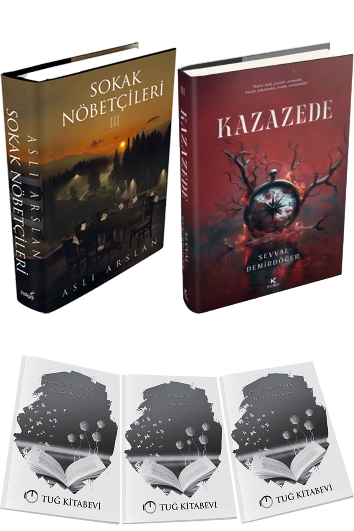 İndigo Kitap Sokak Nöbetçileri 3 Ciltli ve Kazazede 3 Ciltli + Hediyeli