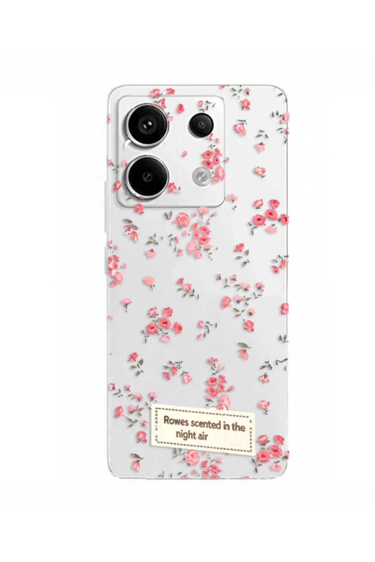 LUXKLAS Xiaomi Redmi Note 13 Pro 4g Uyumlu Kamera Korumalı Baskı Desenli Silikon Kılıf