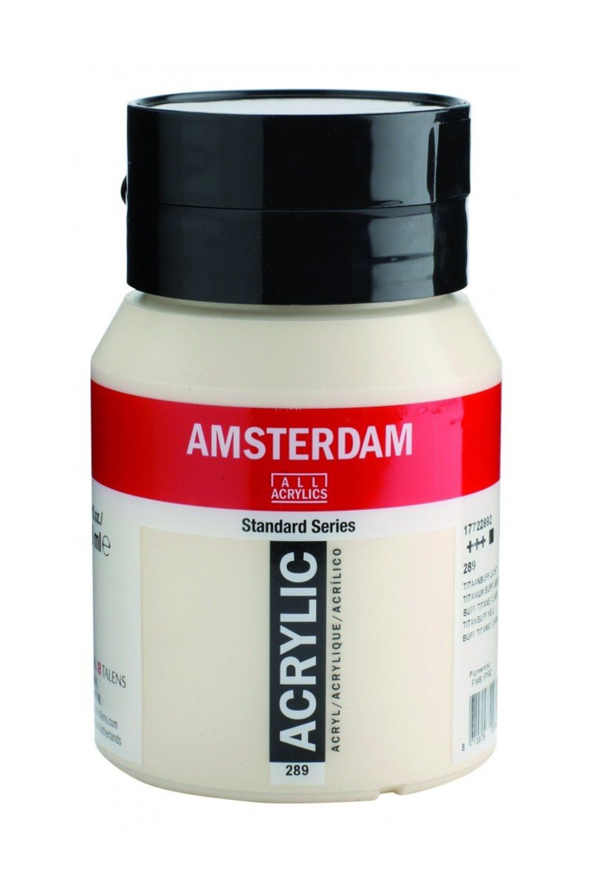 Talens Amsterdam Akrilik Boya Standart Series 500ml 289 Titanium Buff Light