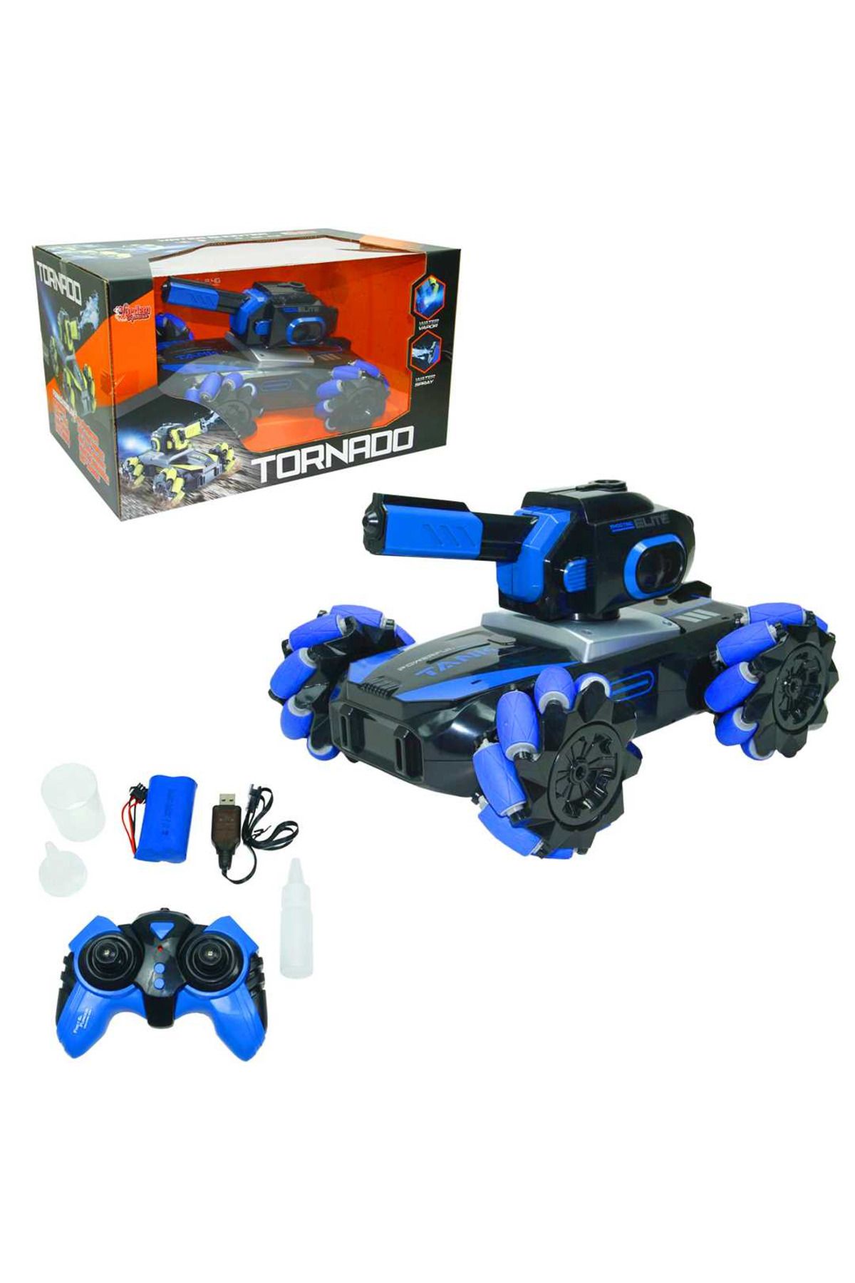 Art Tone VARDEM KUMANDALI TORNADO WATER SHOOTER 666-806 SU ATAN ARABA 2.4GHZ ŞARJLI 6+