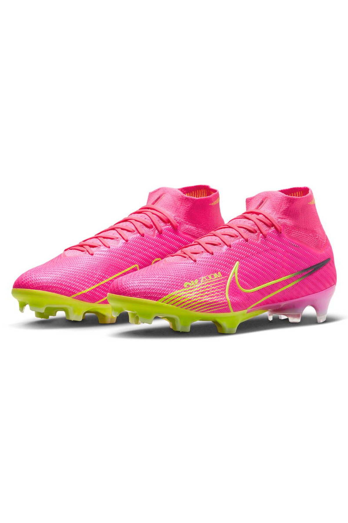 Nike Mercurial Zoom Superfly 9 Elite Fg Erkek Pembe Futbol Krampon DJ4977-605
