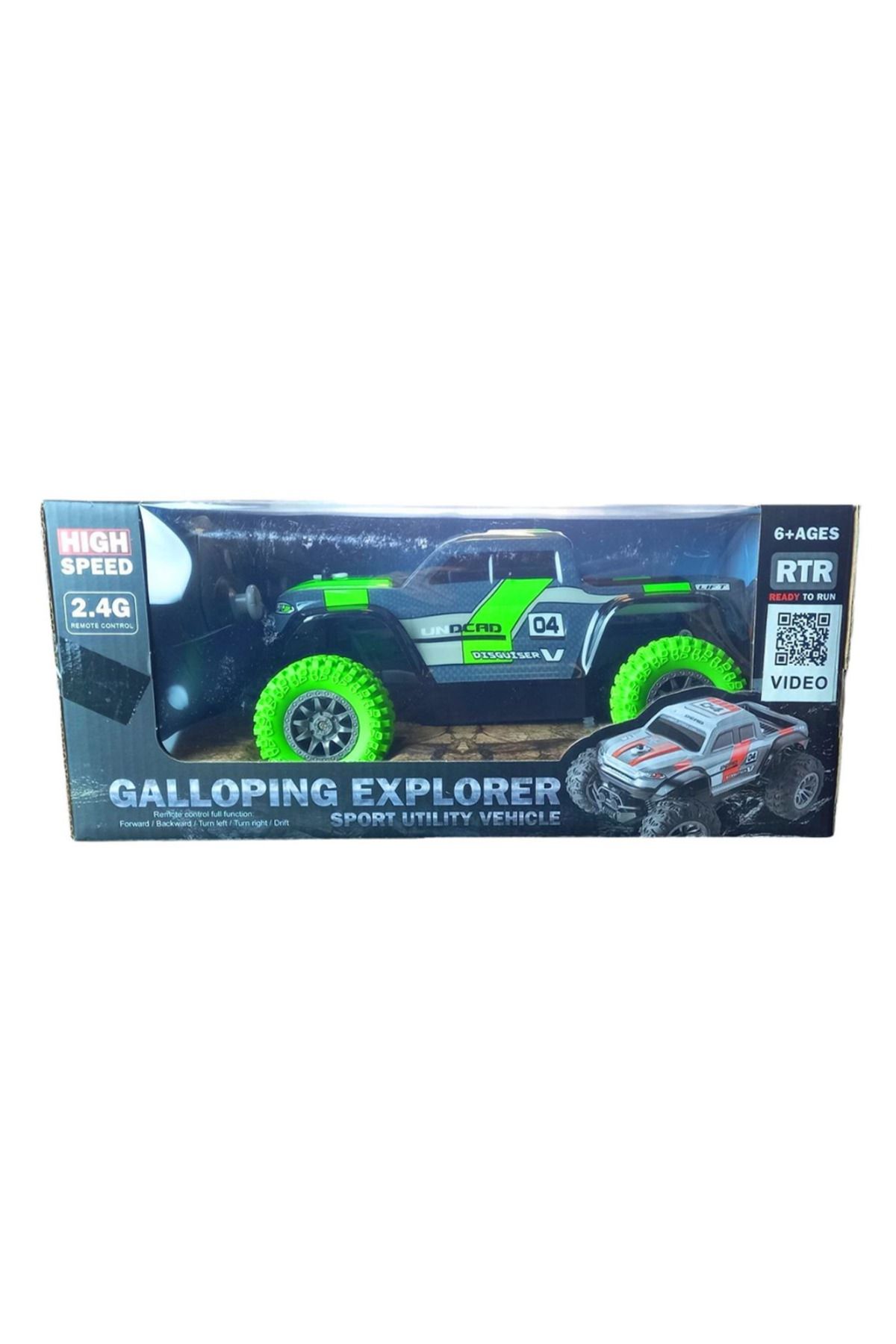 Art Tone GALLOPİNG EXPLORER KUMANDALI FAST ARABA 9040-5F R/C 2.4GHZ 1:18 IŞIKLI 6+