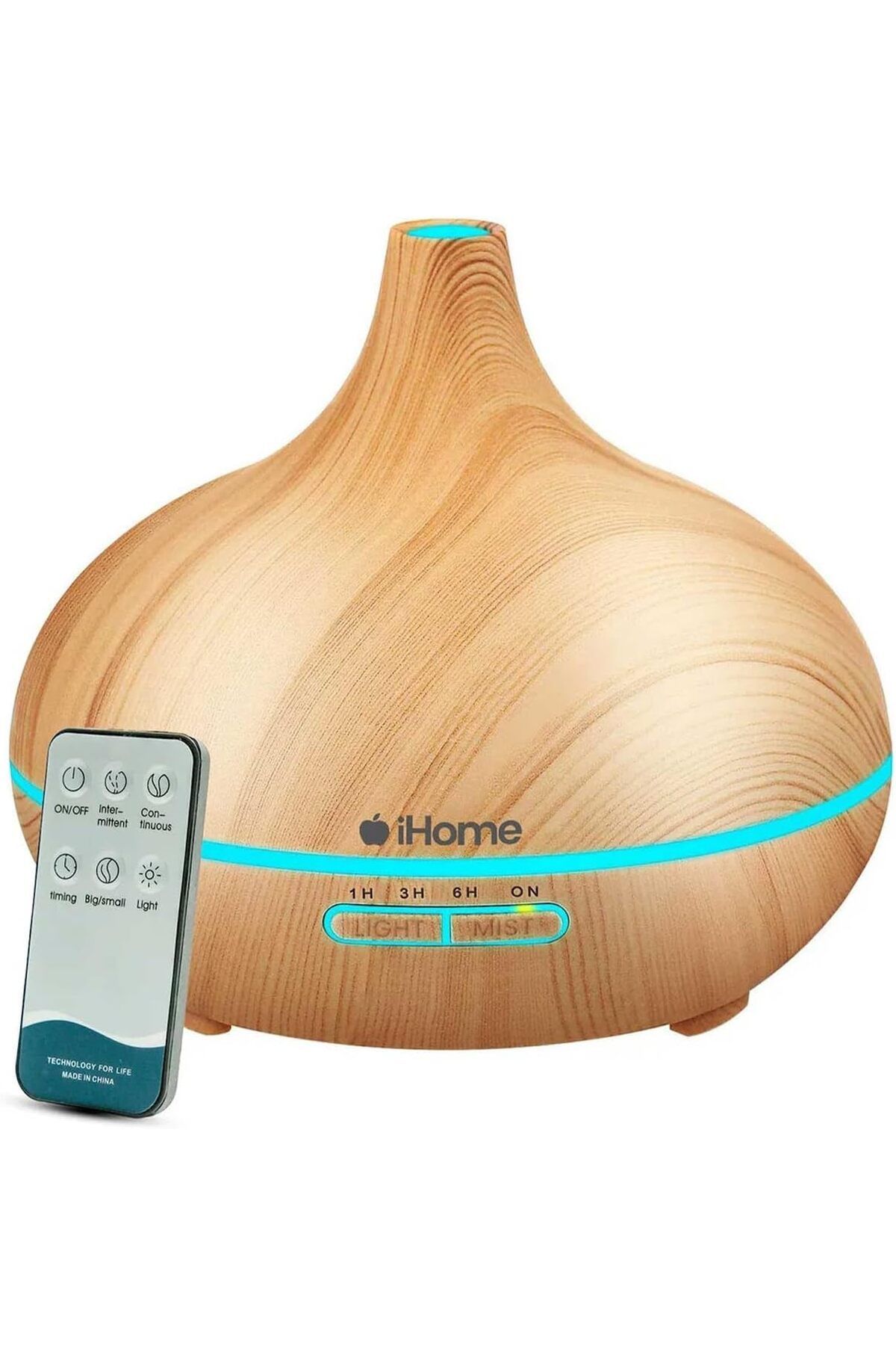 yenibagshop iHome 025AK Renkli Aromaterapi Difüzör ve Ultrasonik Hava Nemlendirici Buhar Makinesi
