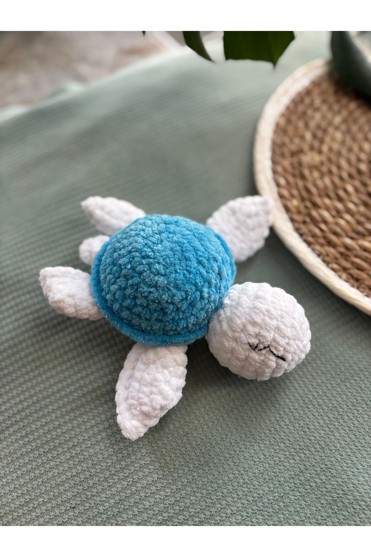 Aia&Co Sevimli Yavru Kaplumbağa Caretta Caretta Crochet Amigurumi Turtle Handmade