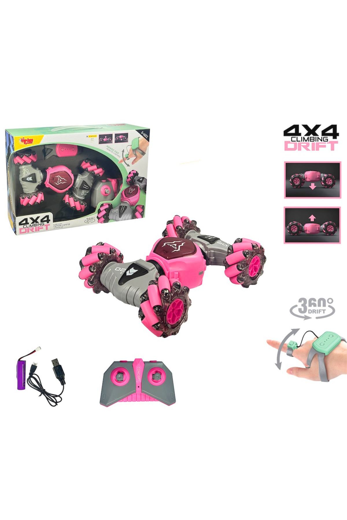Art Tone VARDEM UZAKTAN KUMANDALI DRİFT ARABA BİLEKTEN KONTROL 4X4 2.4G F/F ŞARJLI 6+