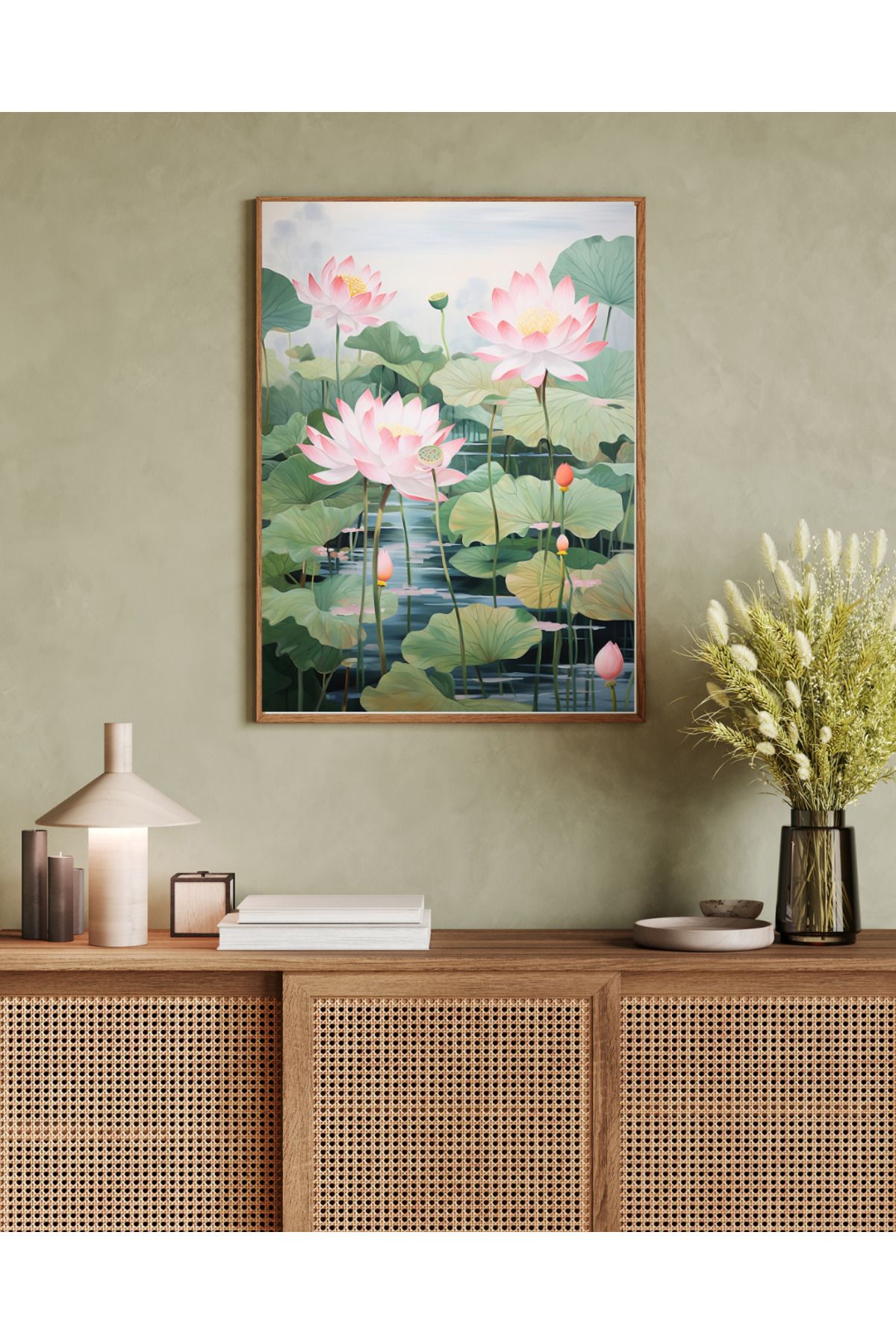 woodhomeworks tek parça salon ofis dekor tablo