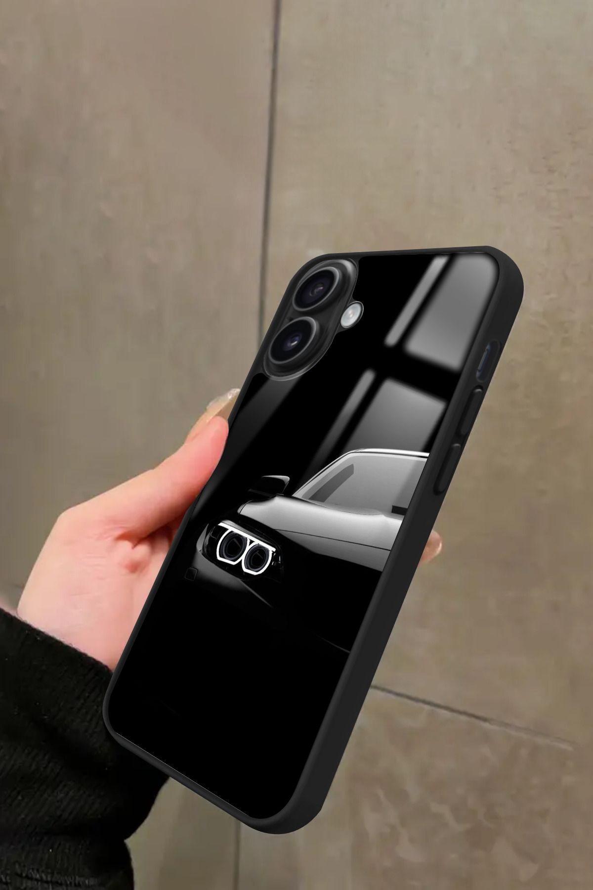 Snacase iPhone 16 Uyumlu Araba Tasarımlı Glossy Premium Kılıf