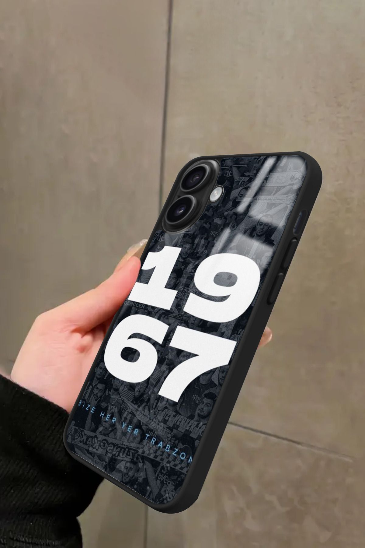 Snacase iPhone 16 Uyumlu 1967 Yazılı Glossy Premium Kılıf