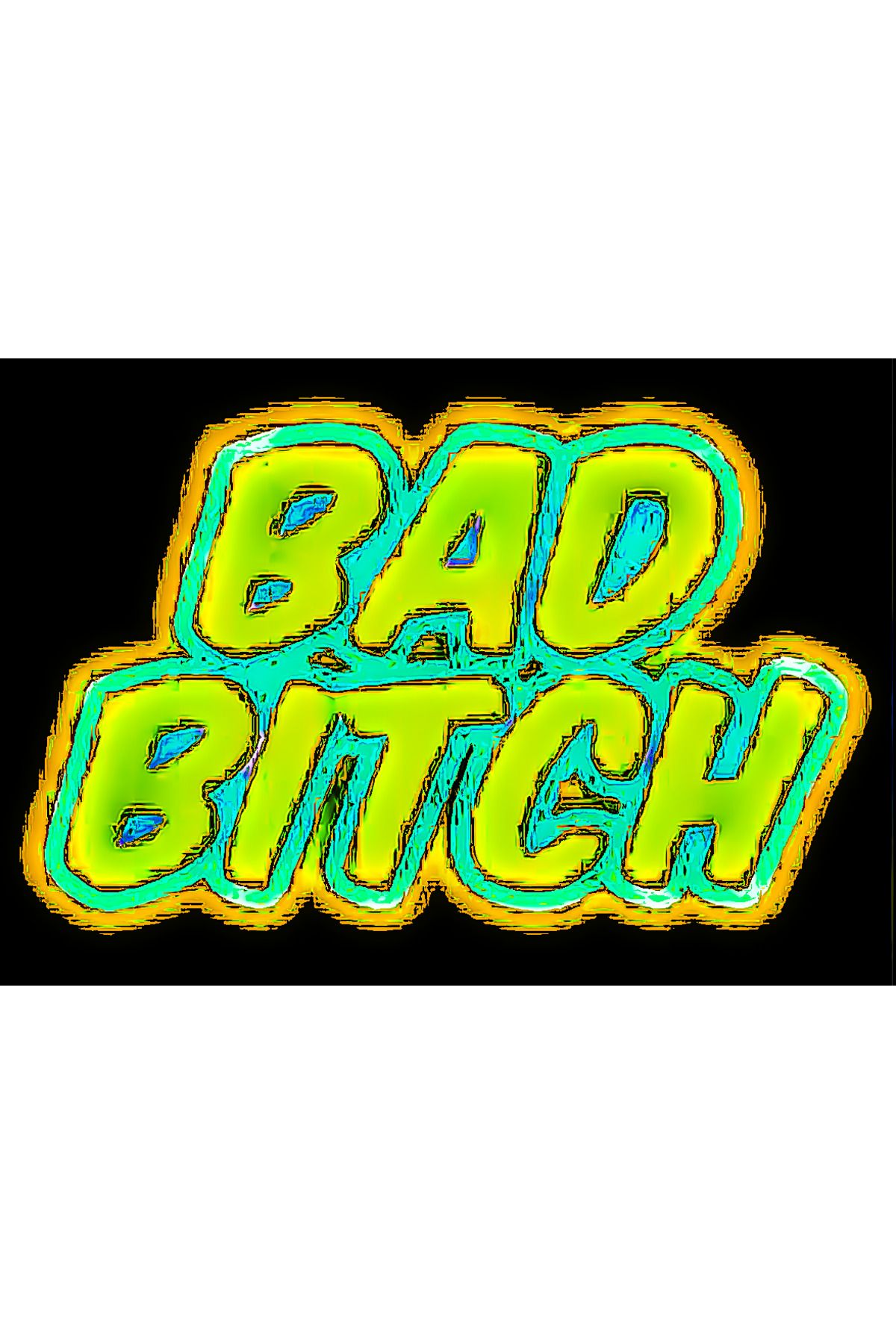 Docima Motosikler Sticker BAD BITCH