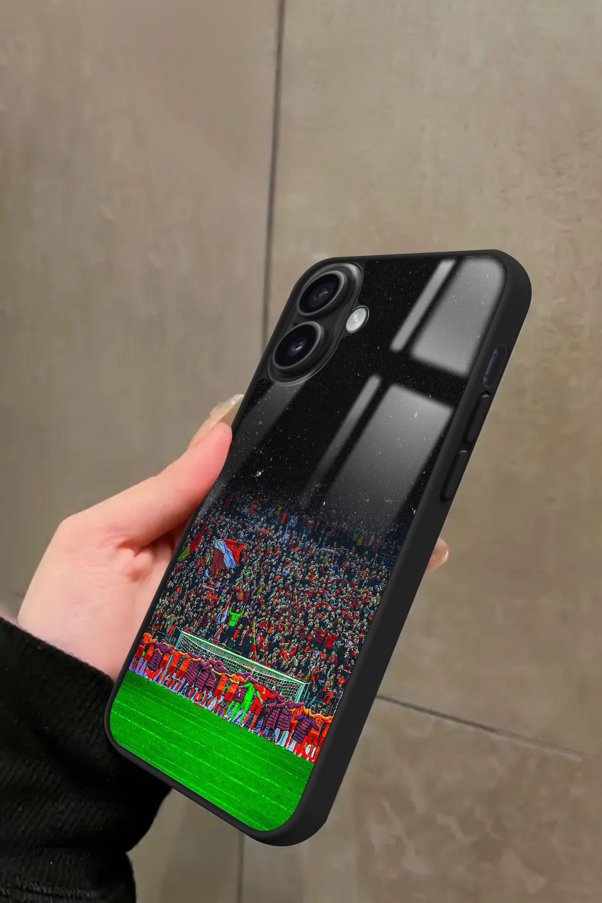 Snacase iPhone 16 Plus Uyumlu Taraftar Tasarımlı Glossy Premium Kılıf