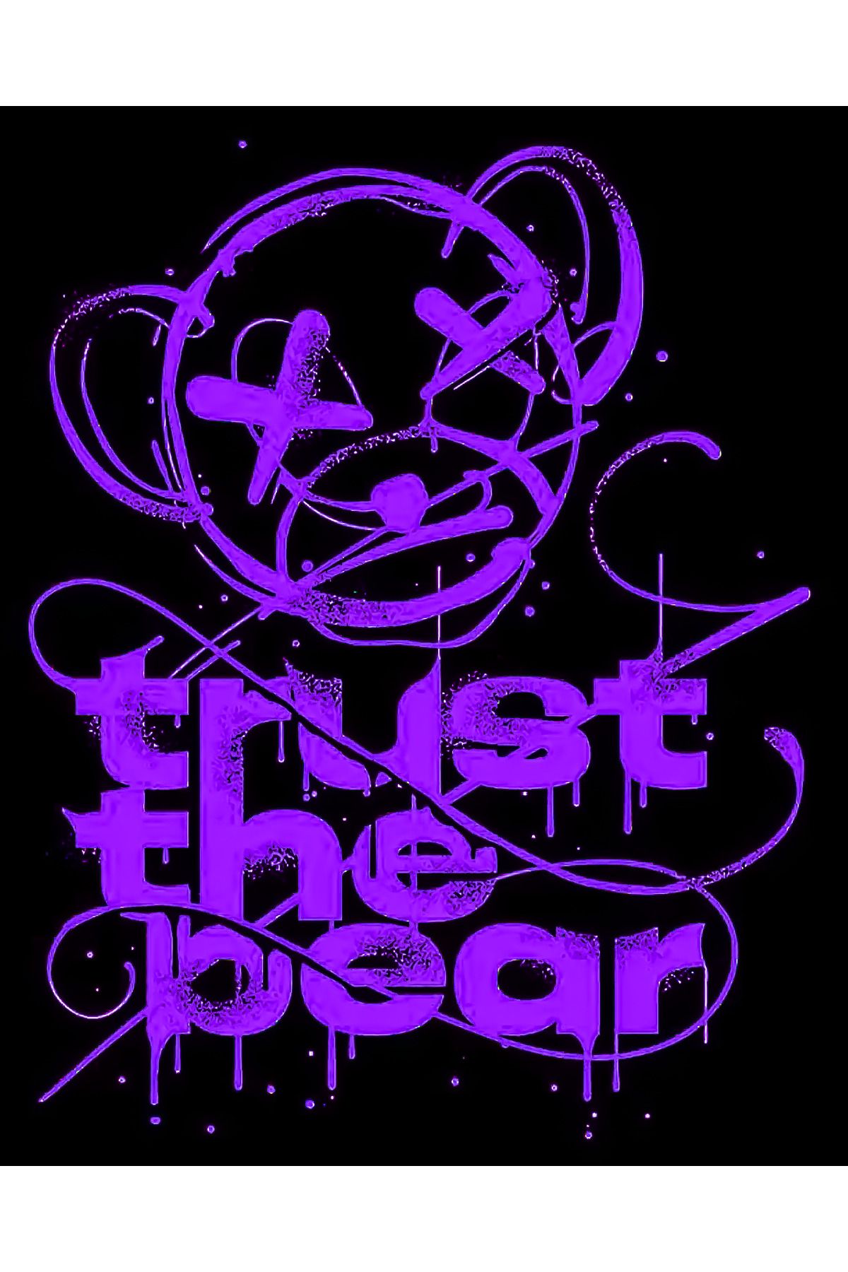 Docima Motosikler Sticker Trush The Bear