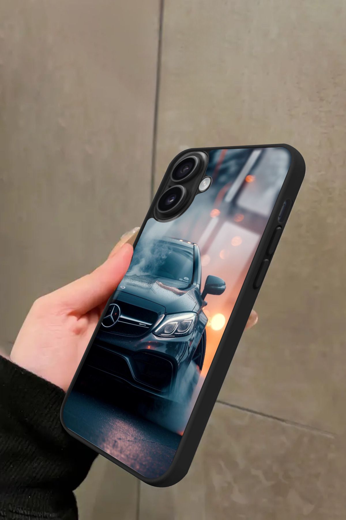Snacase iPhone 16 Uyumlu Araba Tasarımlı Glossy Premium Kılıf