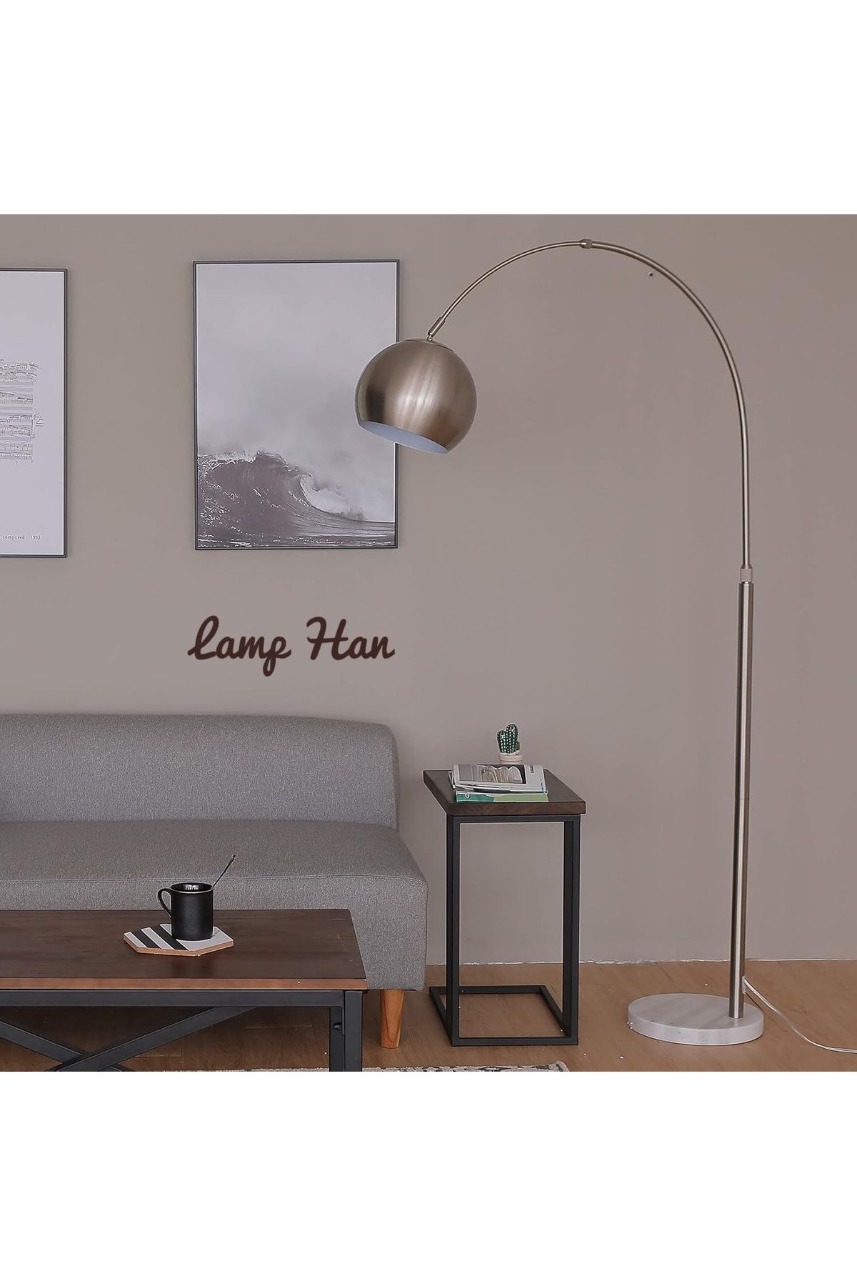 Lamp Han Deve Boynu Serisi Dekoratif Olta Lambader (Satıcı Kısmının LAMP HAN Olmasına Dikkat Ediniz)