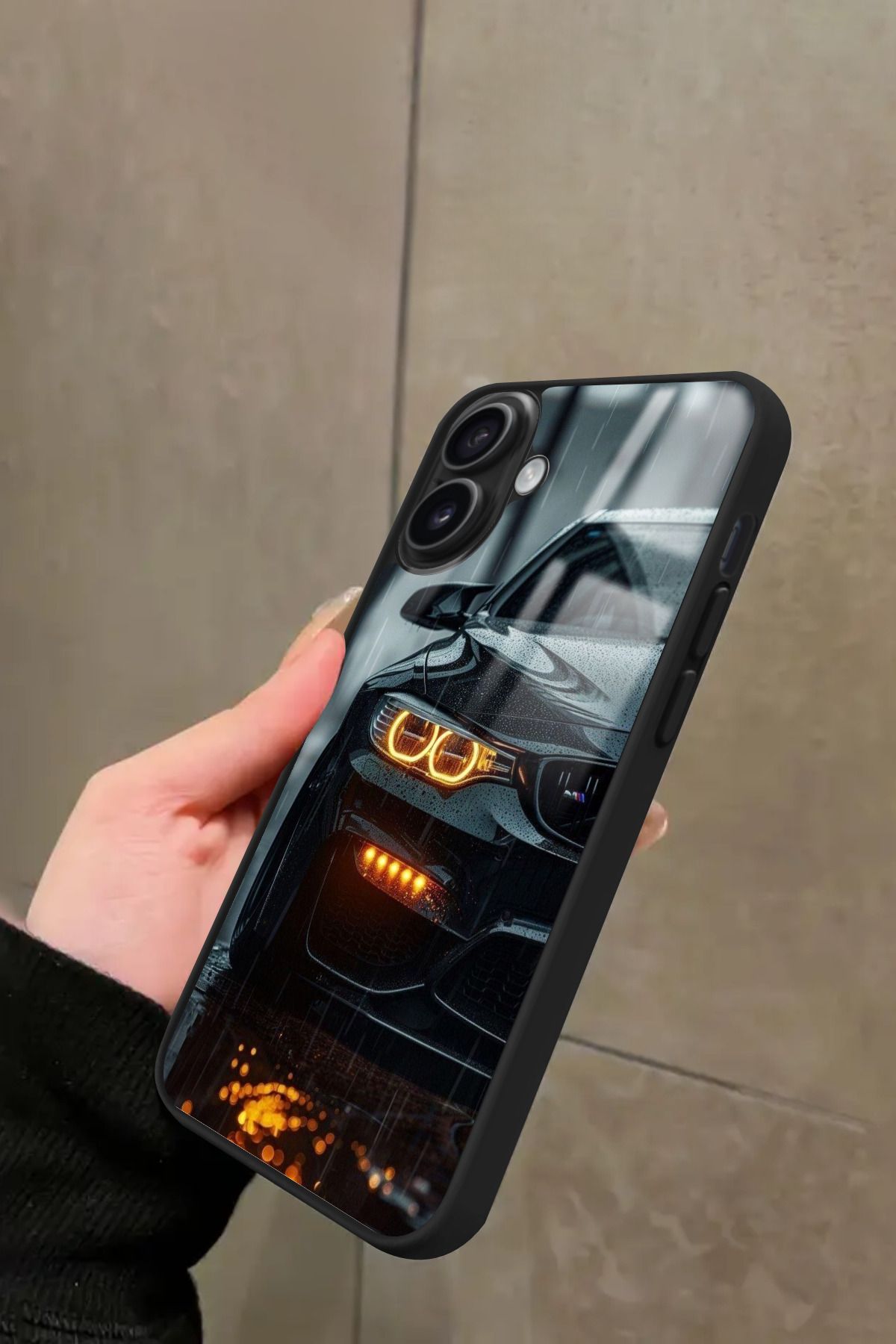 Snacase iPhone 16 Plus Uyumlu Araba Tasarımlı Glossy Premium Kılıf